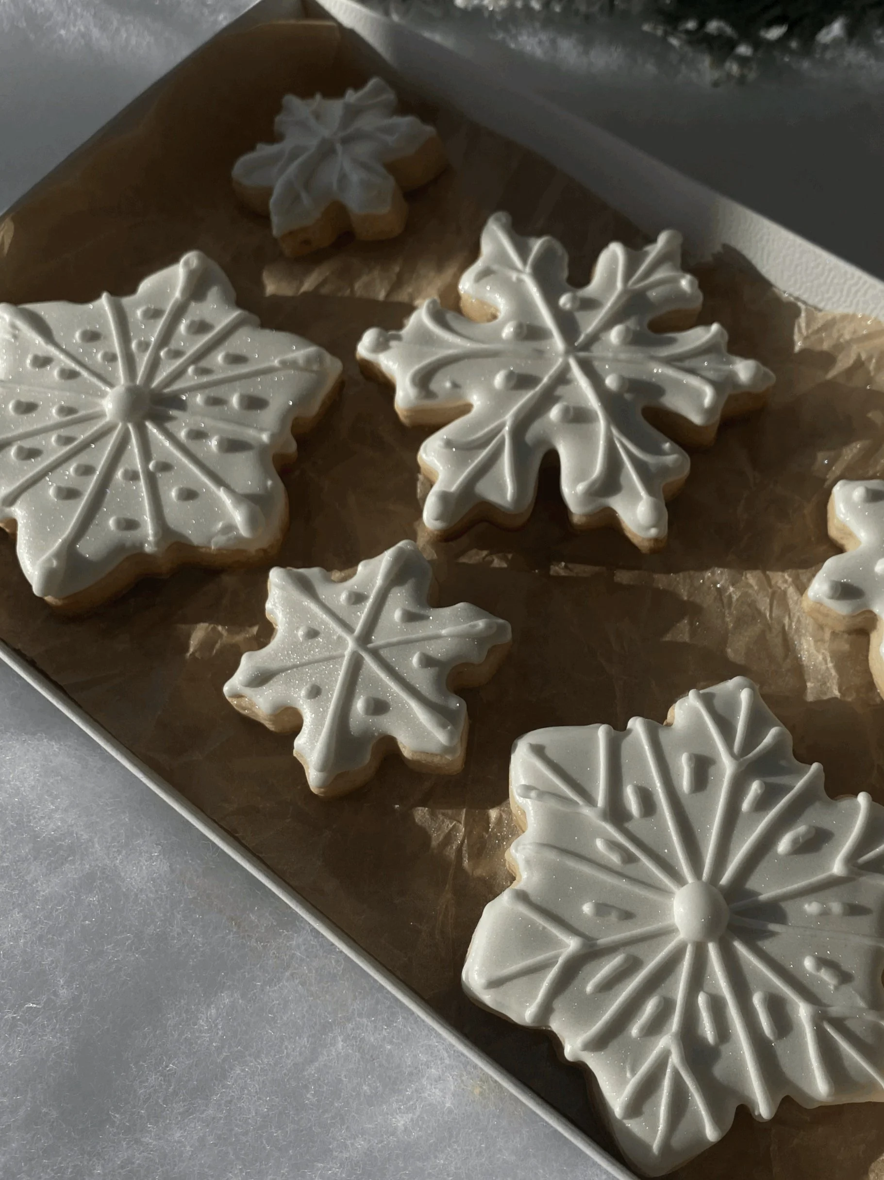 Snowflake Cookie Box