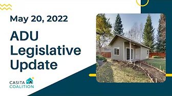 ADU Legislative Update (Hot Topics in Small Housing)