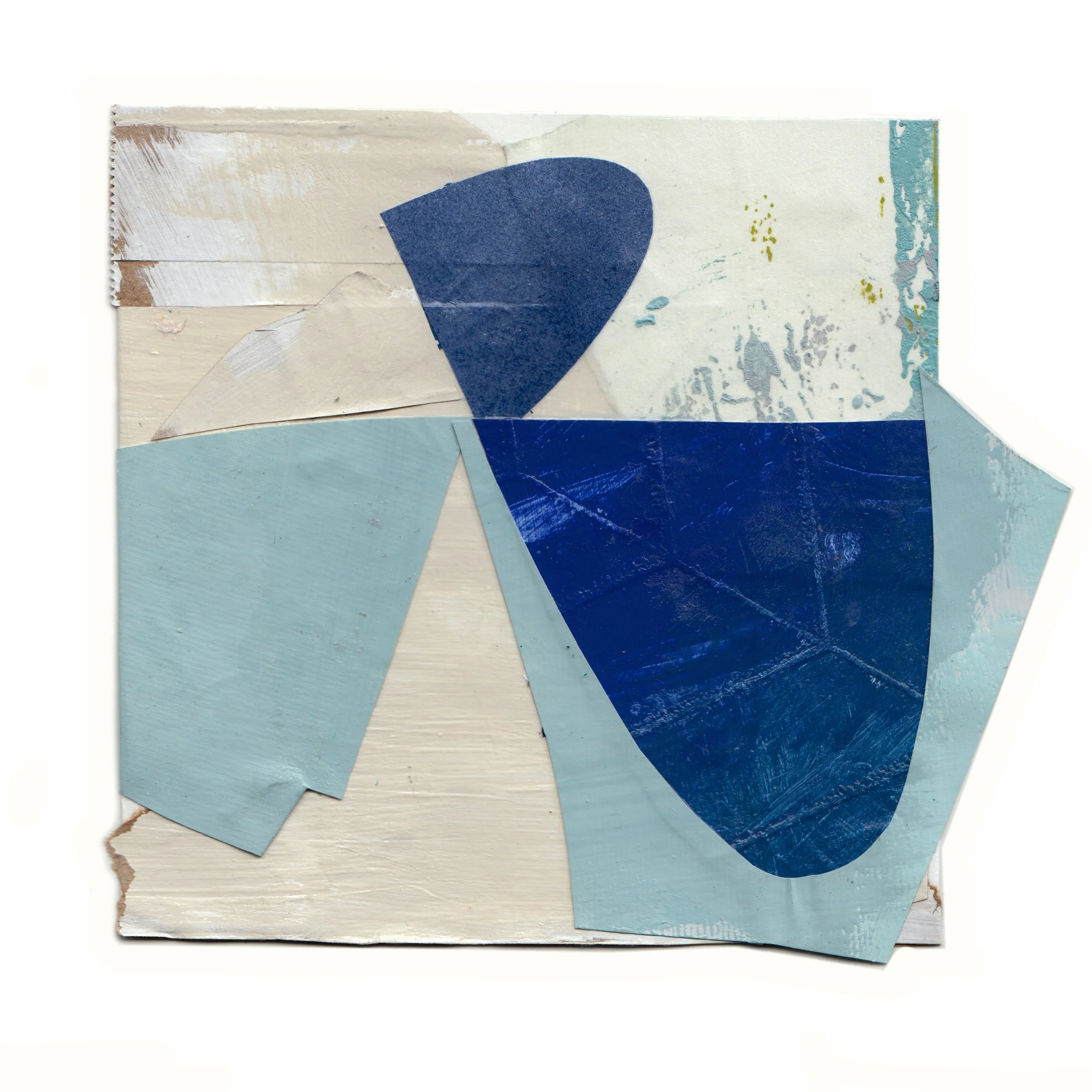 Study for White Oak #2, 2023, Collage, 7"x7" Price: $250