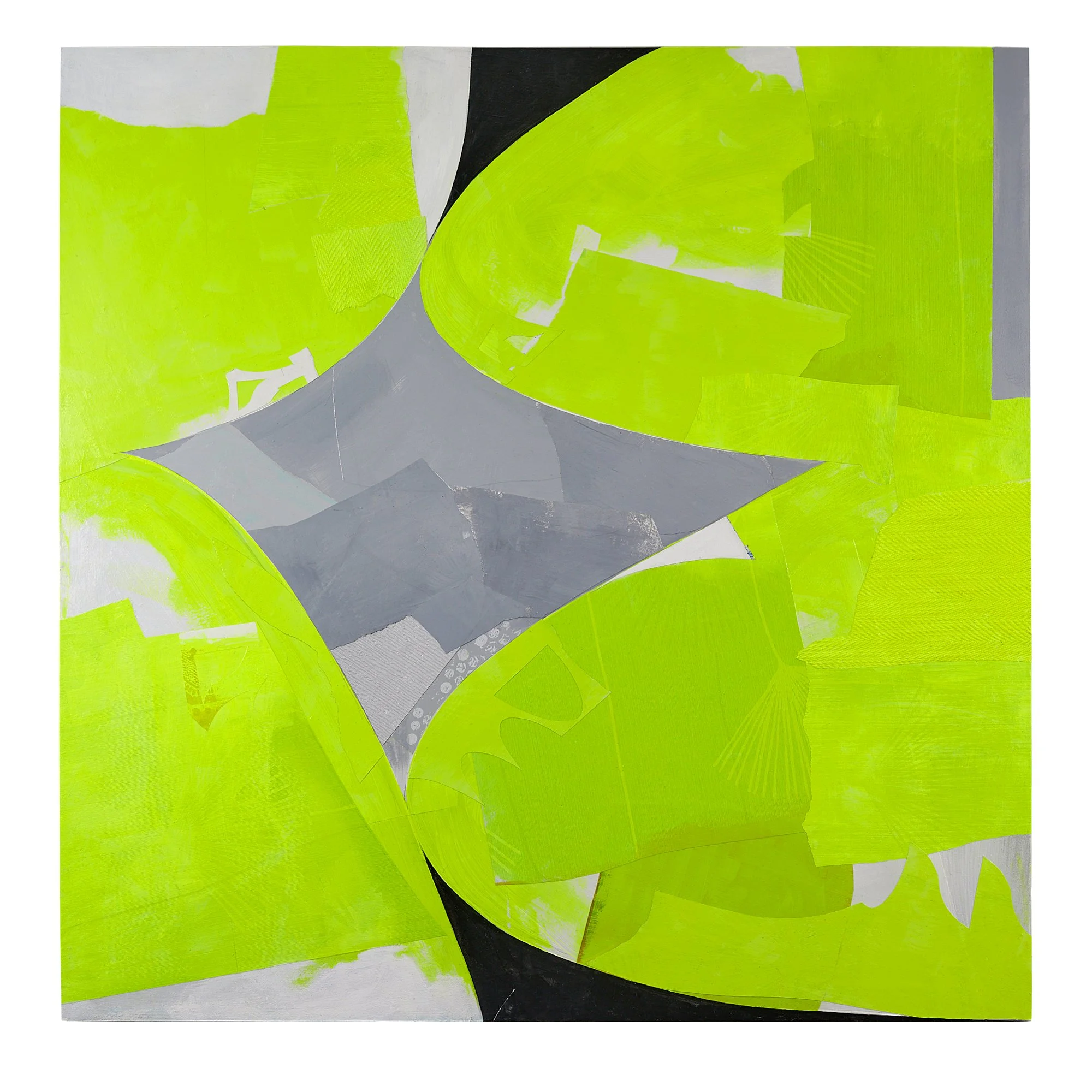 Til I Figure This Out, 2023, Mixed Media on gallery panel, 36"x36" unframed. 

Price: $3600