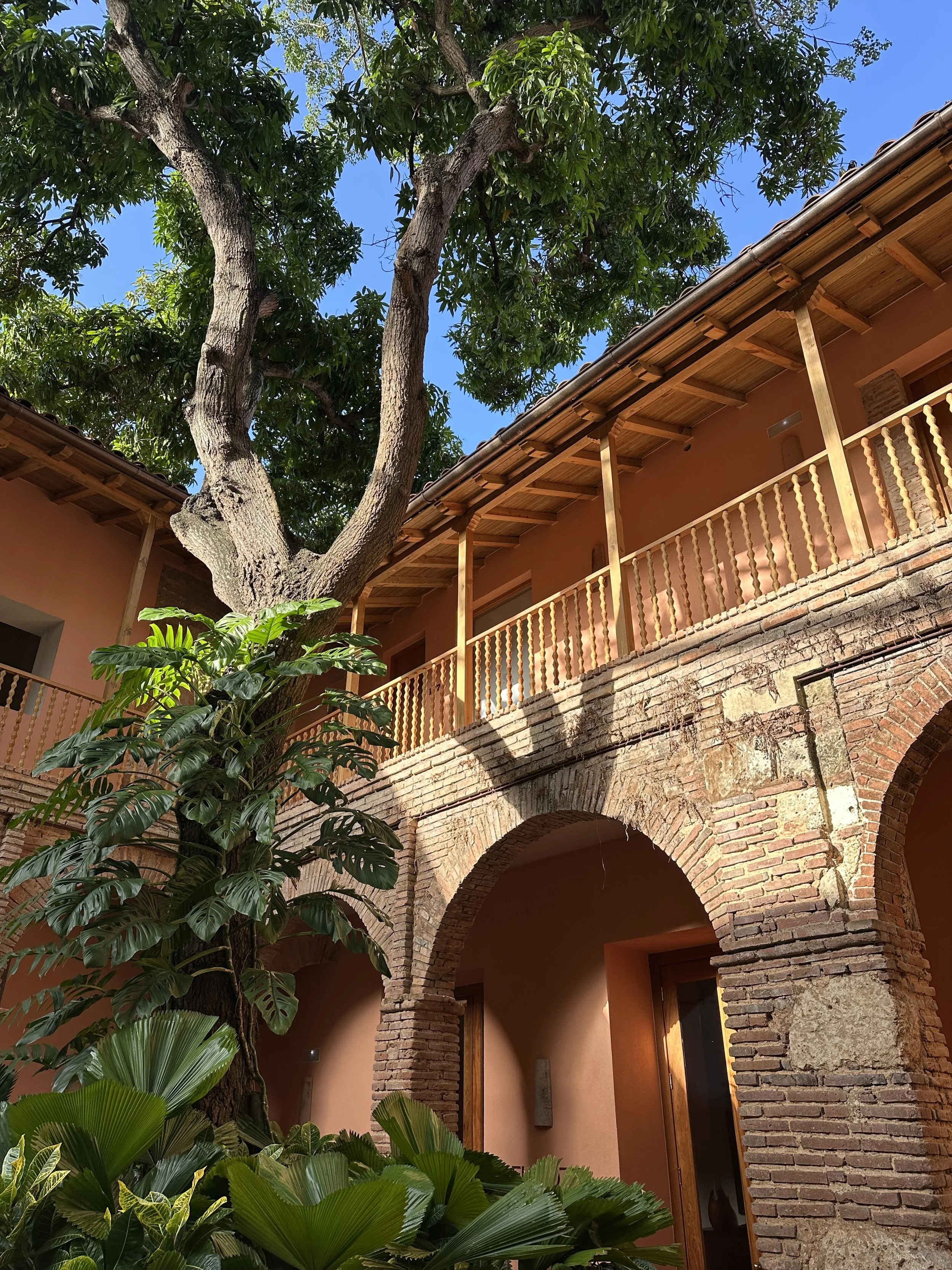 Interior courtyard at the Kimpton in Santo Domingo, Dominican Republic