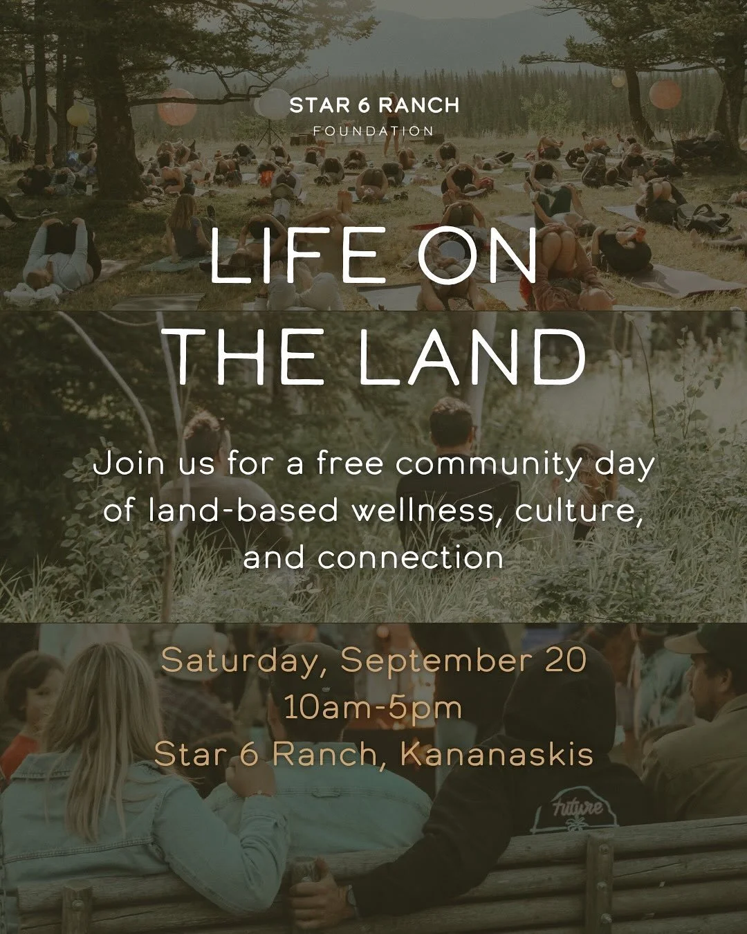 ✨ You&rsquo;re invited! ✨
Join us for our first Life on the Land Community Open House Day at the Star 6 Ranch! 

📅 10am&ndash;5pm | Free entry
💫 Get a taste of our programs (some require registration, see link in @star6ranchfoundation bio!)
🤝 Meet