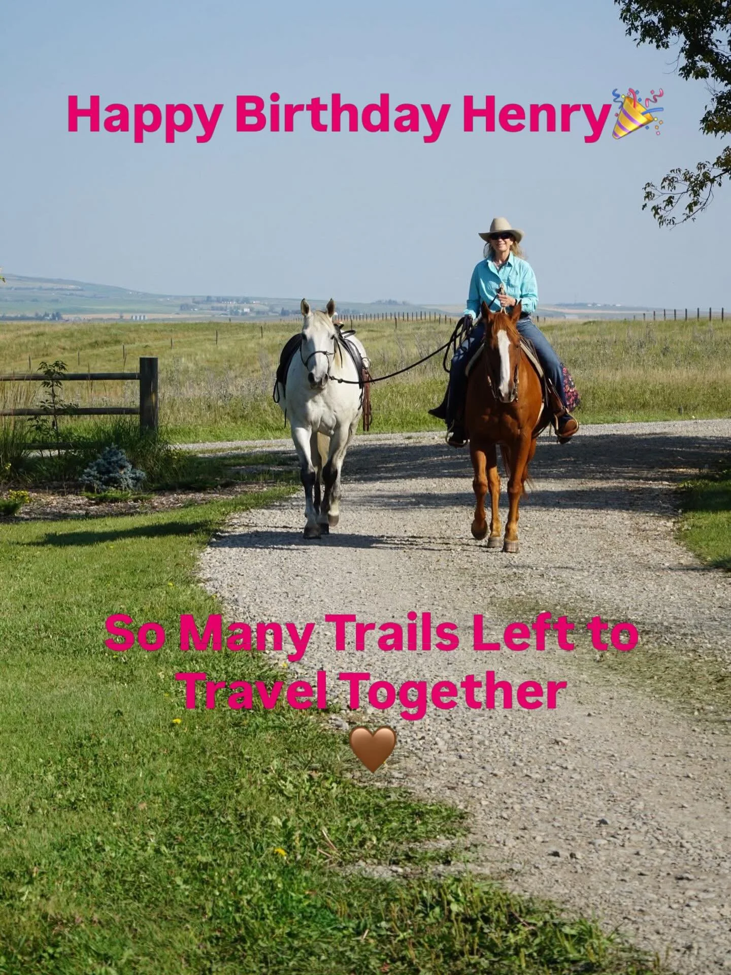 Hen, you&rsquo;ve been one of the best things that has ever happened at the ⭐️6 Ranch! Here&rsquo;s to 19 more years my friend&hellip;.at least‼️😂