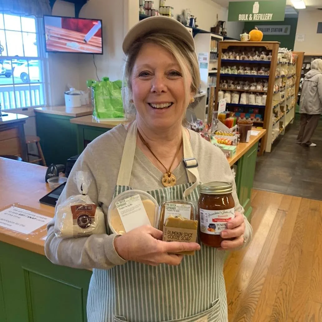 Todays FRIDAY FAVORITE: &ldquo;All Things Pumpkin!&rdquo; Starring pumpkins biggest fan and our star manager, Denise! 
Pumpkin butter, and pumpkin soap. What more could u want?