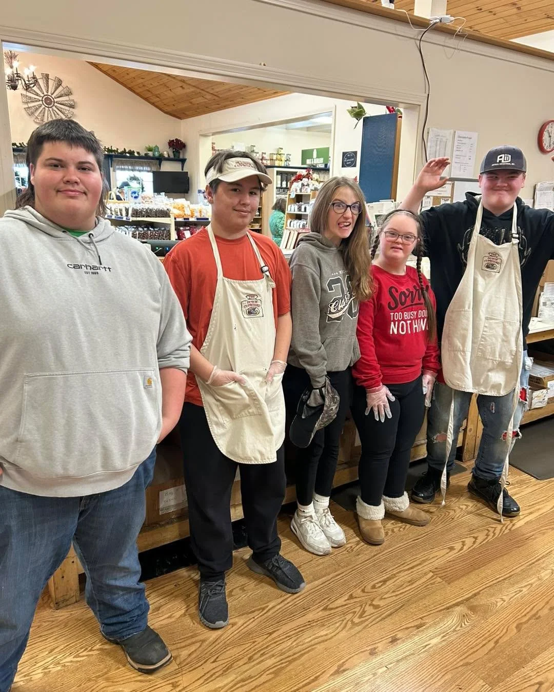 These little elves from crestview_rebel_students were such a joy to have! See you next year!!