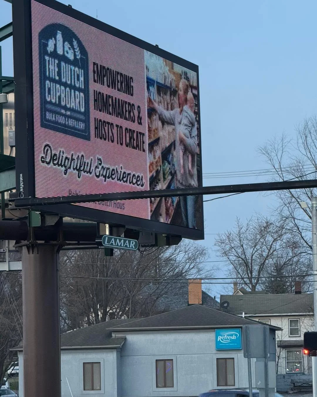 For all you creatives out there, help us design new billboards. There are two digital boards in N.Lima and two standard billboards around town. We want to hear from you: what message represents the values of the Dutch Cupboard?