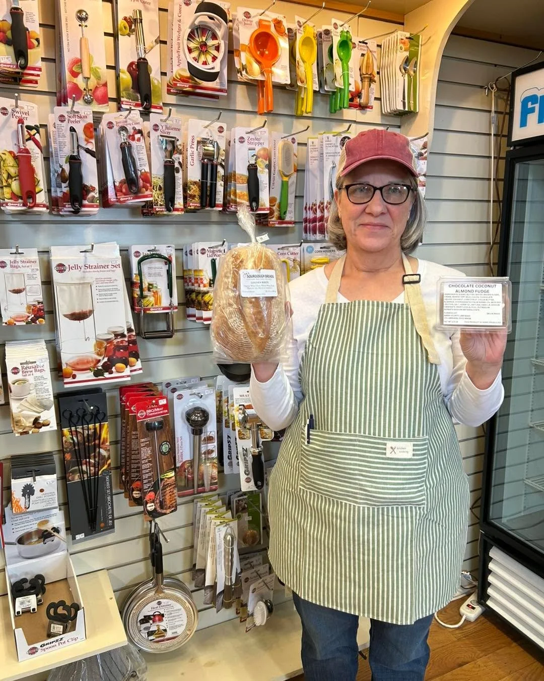 Cathie, the kitchen guru, has deemed the Fudge A Lot (Chocolate Coconut Almond) and Joe&rsquo;s Sourdough Breads (Golden White) worthy of our Friday Favorites!