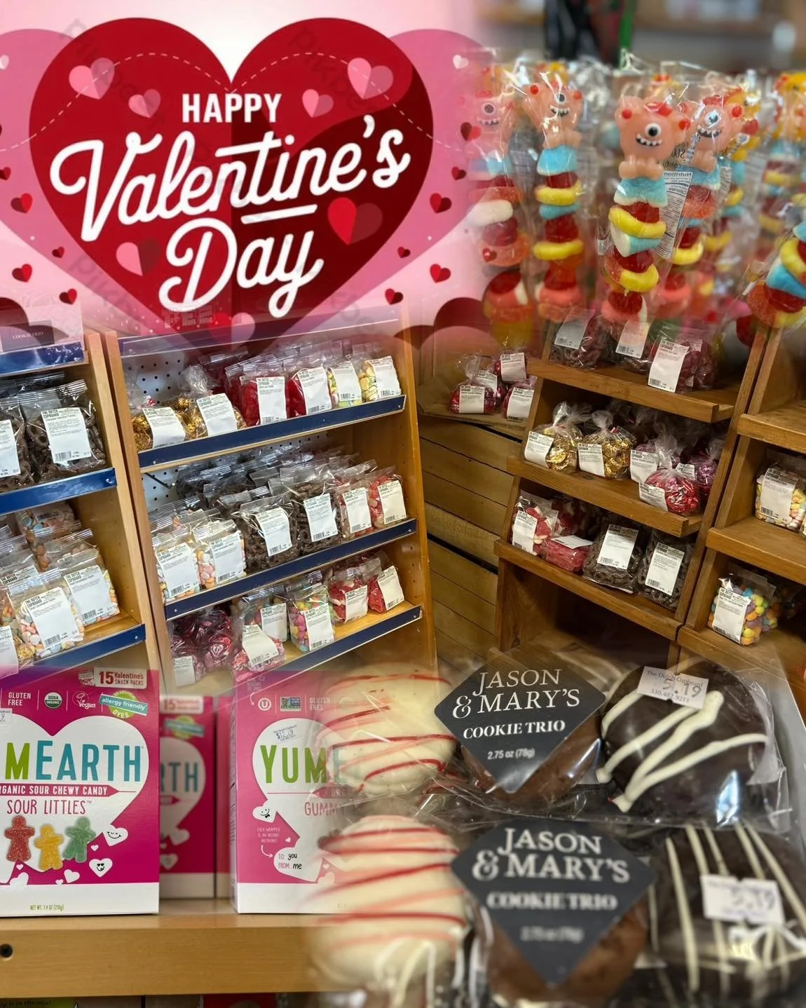 The Dutch Cupboard has sweets and treats for your Valentine! stop in today!