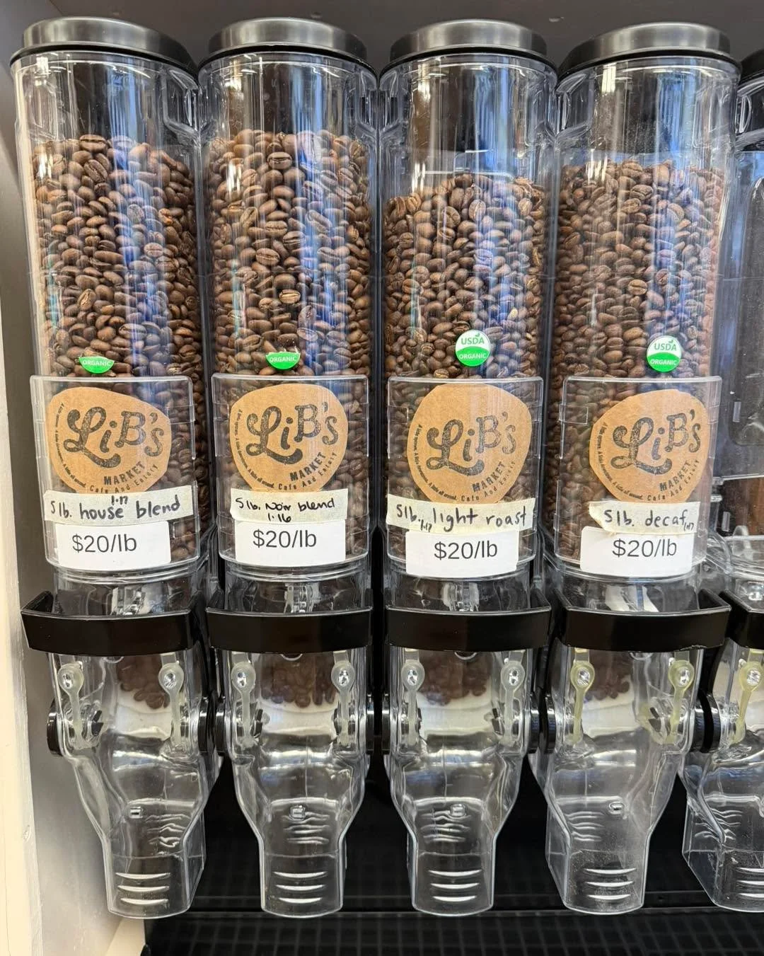 The Dutch Cupboard is proud to feature approximately 30 local vendors!! Today&rsquo;s featured local vendor is LiB&rsquo;s Market and Cafe.  roasting coffee in Salem, OH.  Purchase whole coffee beans and grind them in store or at home! organic and fr
