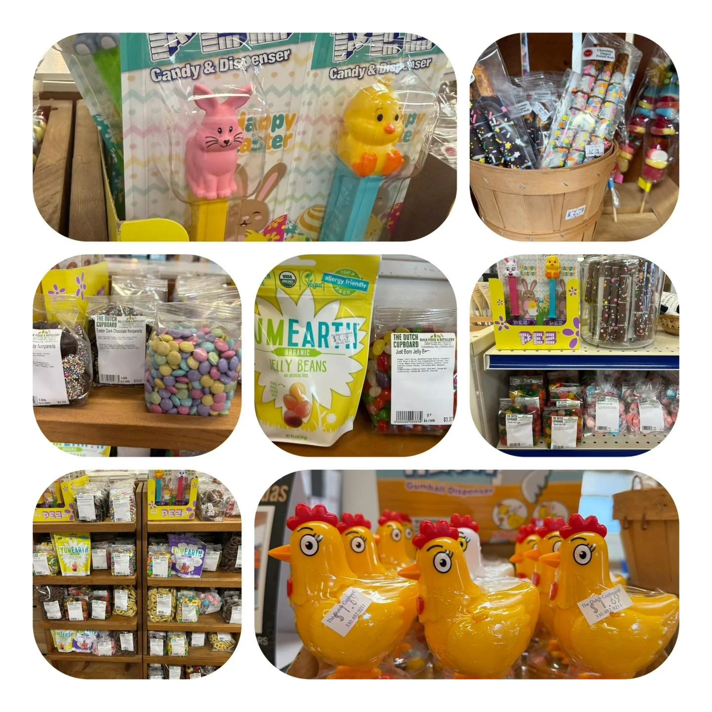 Fill your Easter baskets with fun candy from the Dutch Cupboard! We have a large selection of traditional and unique candy including organic!!!