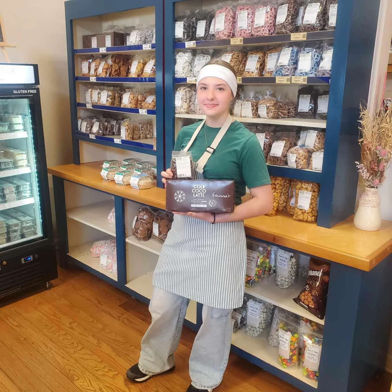 Meet Vanessa, and her Friday Favorites! She enjoys Milk Chocolate Covered Coffee Beans and Frannie&rsquo;s Cold Coco Latte flavored energy drink. Welcome to the team Vanessa!  #coffeecoffeecoffee