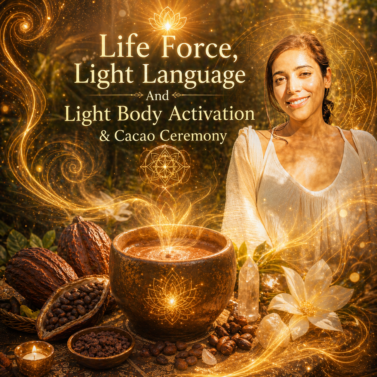 Life force + LIGHT LANGUAGE + LIGHT BODY Activation &amp; CACAO CEREMONY (MOTHER’S DAY SPECIAL)