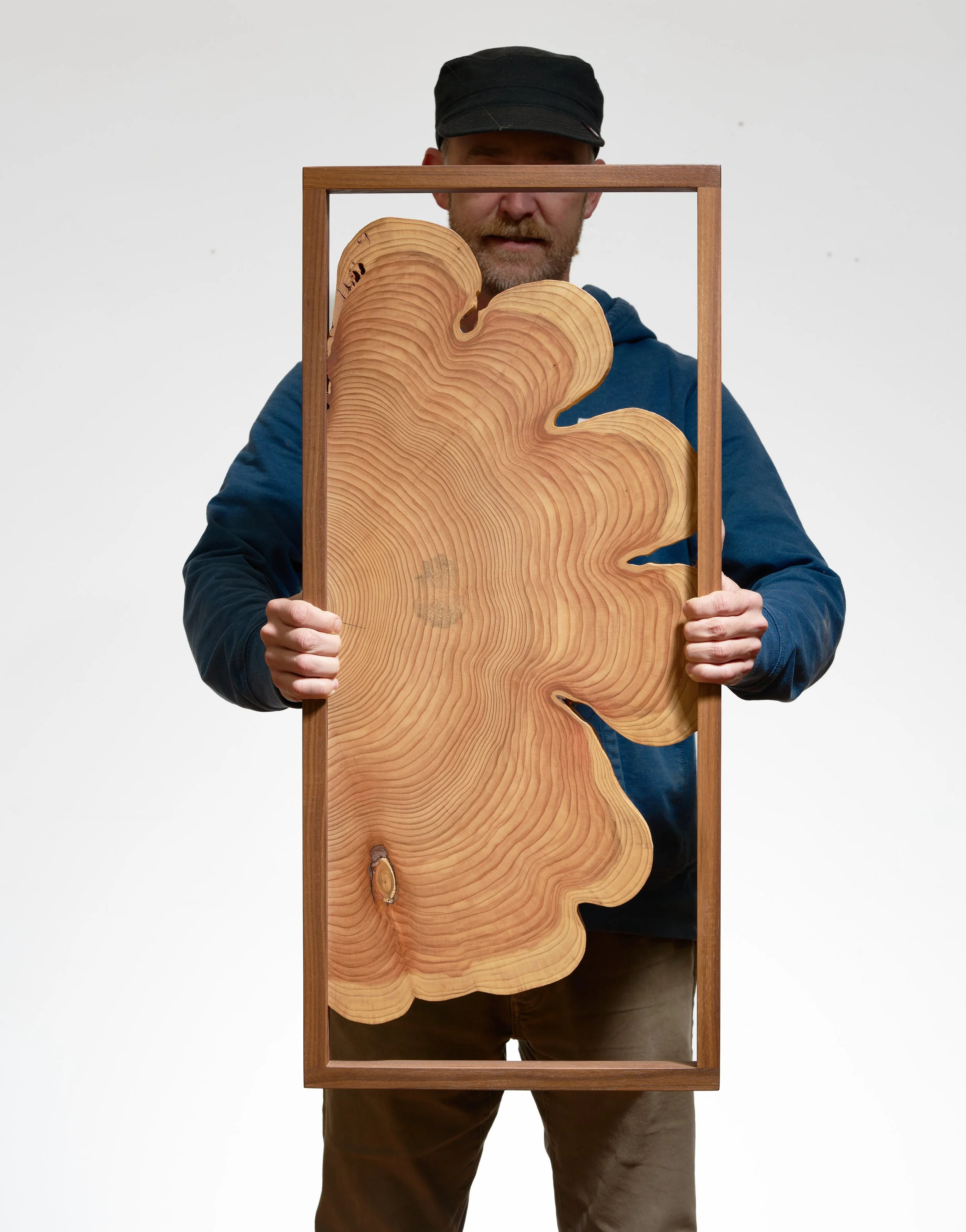 Framed Cedar Flowers 006