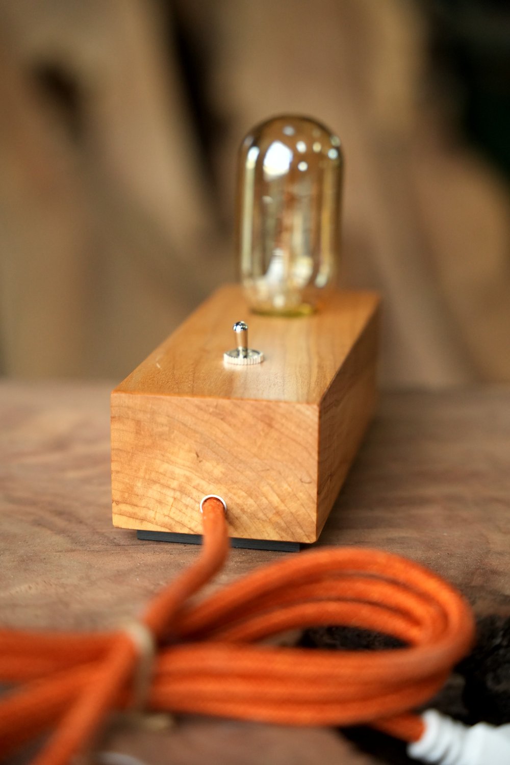 GK Edison Lamp - Big Leaf Maple — Greg Klassen