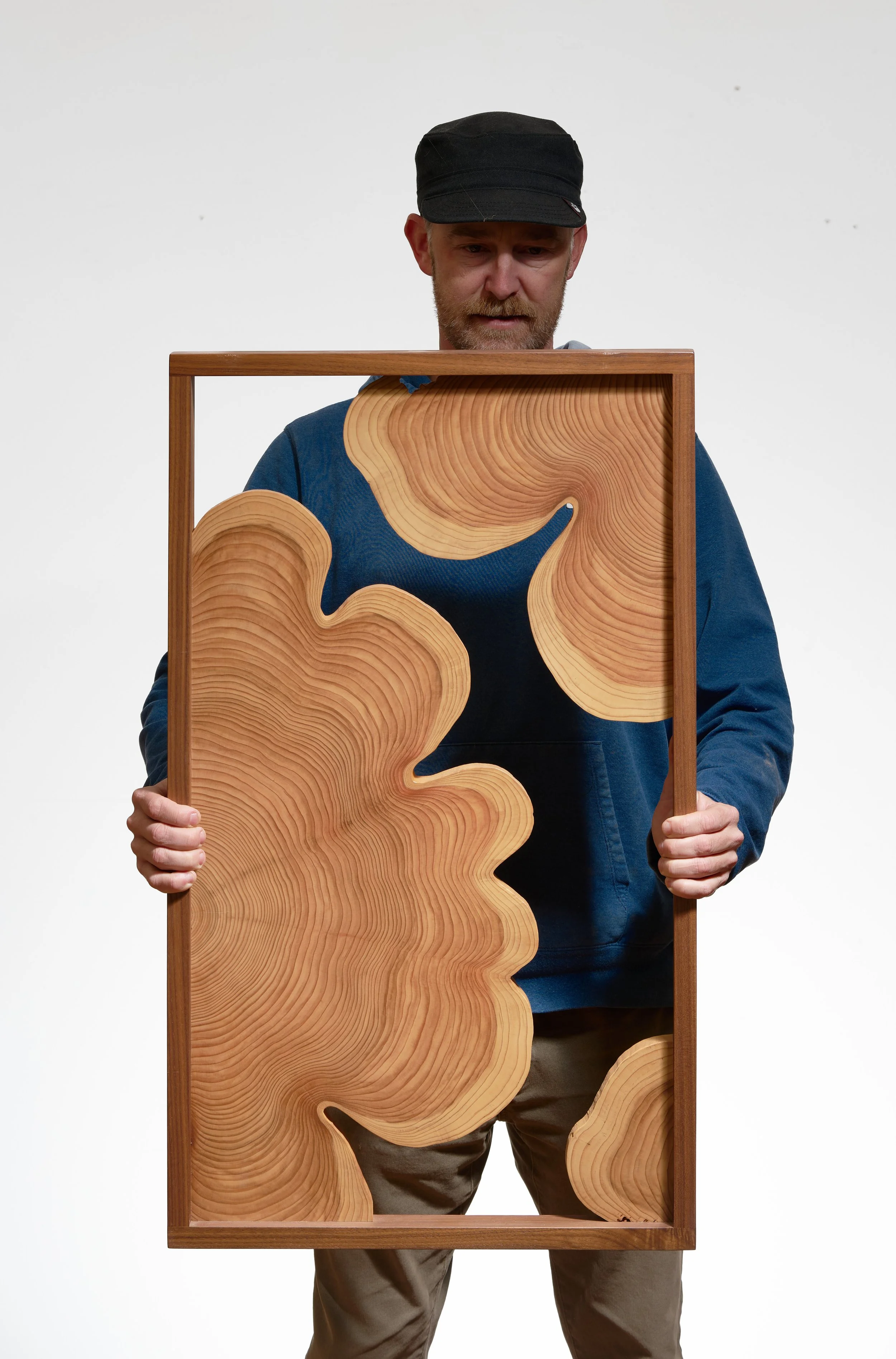 Framed Cedar Flowers 005