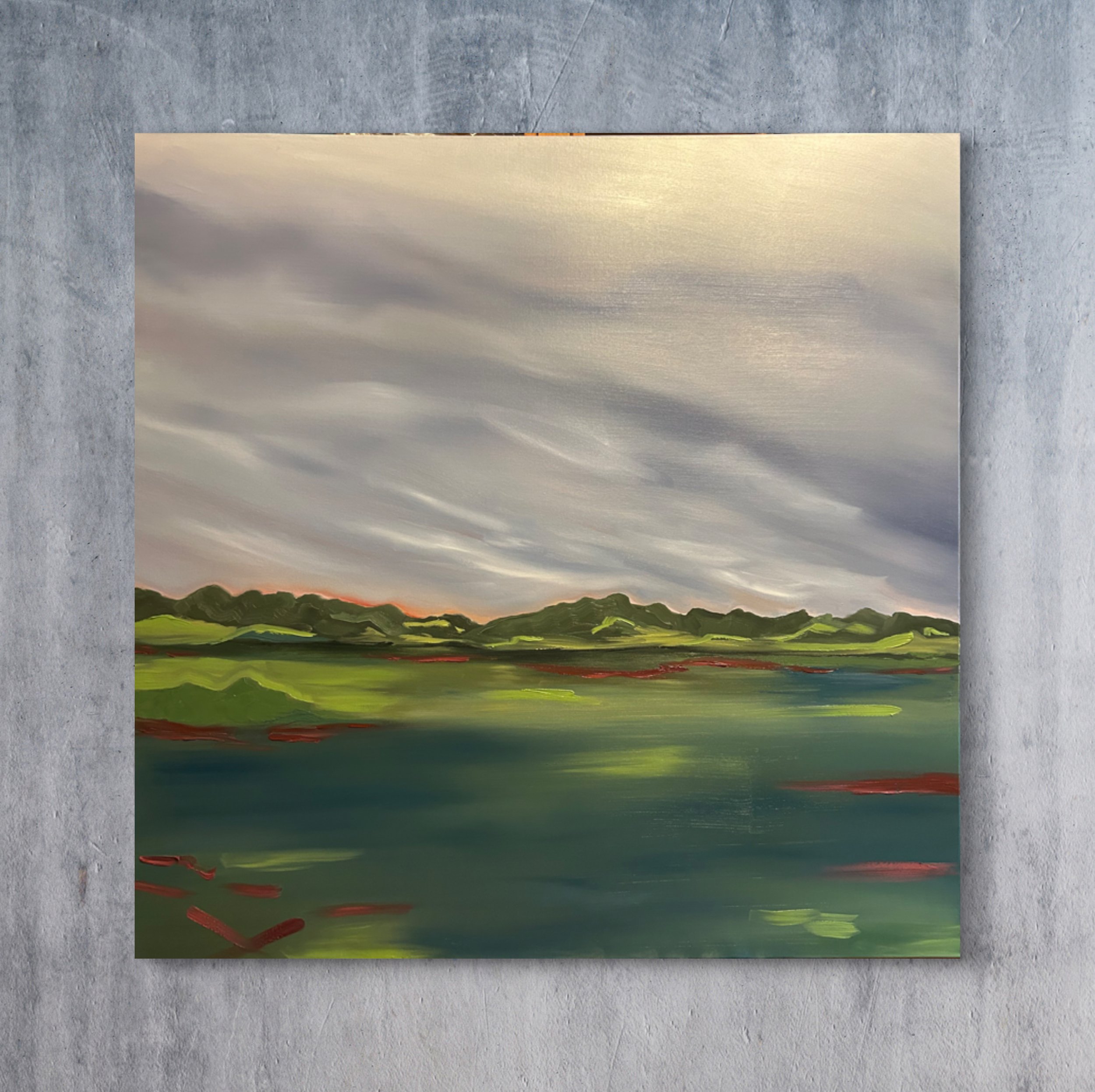 36”  Square Oil on Canvas