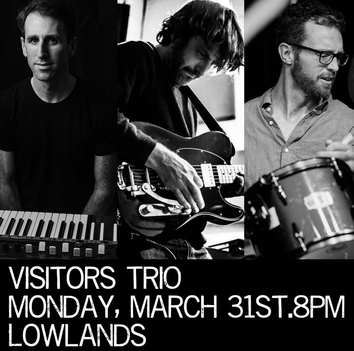 Visitors Trio - Jonathan Goldberger - guitar JP Schlegelmilch - organ Jeff Davis - drums