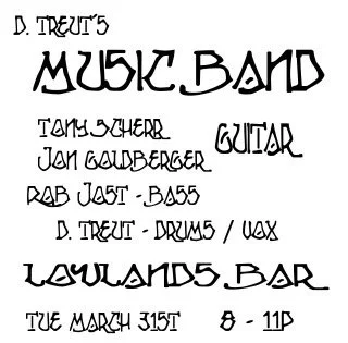 Music Band - Tony Scherr Jon Goldberger Rob Jost D. Treut