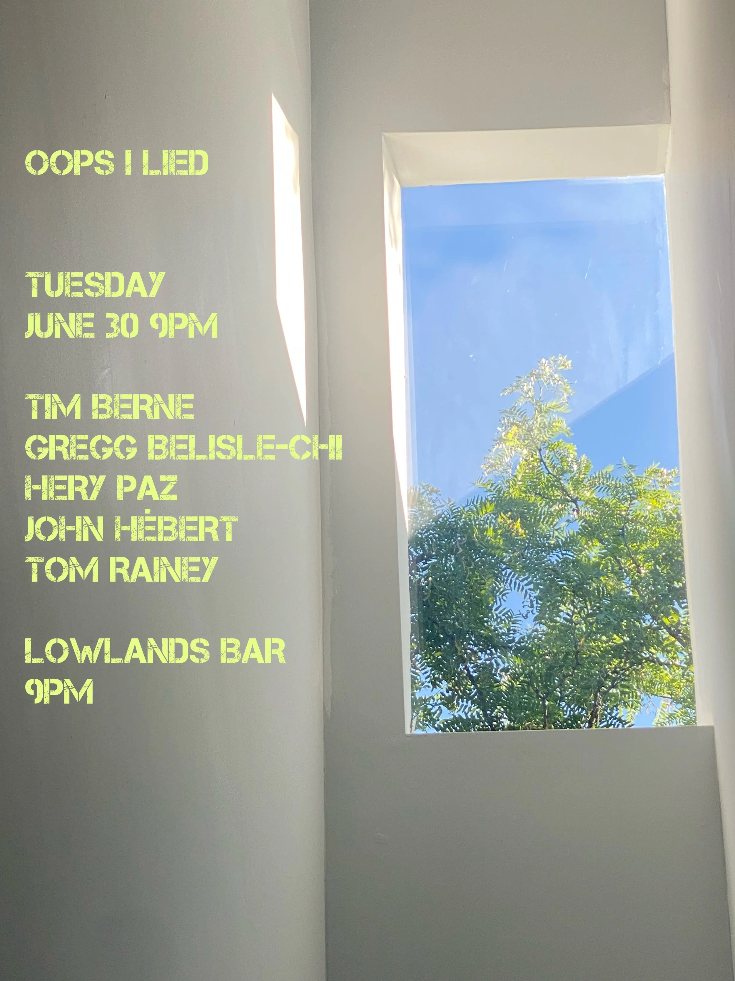 TIM BERNE GREGG BELISLE-CHI HERY PAZ JOHN HEBERT TOM RAINEY