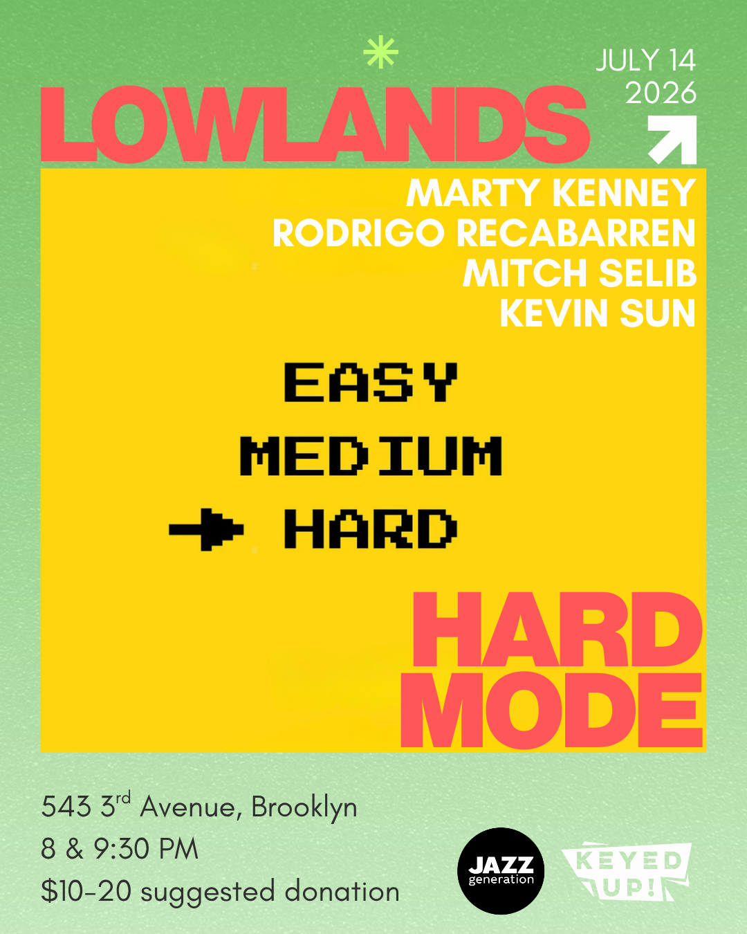 HARD MODE - MARTY KENNEY RODRIGO RECABARREN MITCH SELIB KEVIN SUN