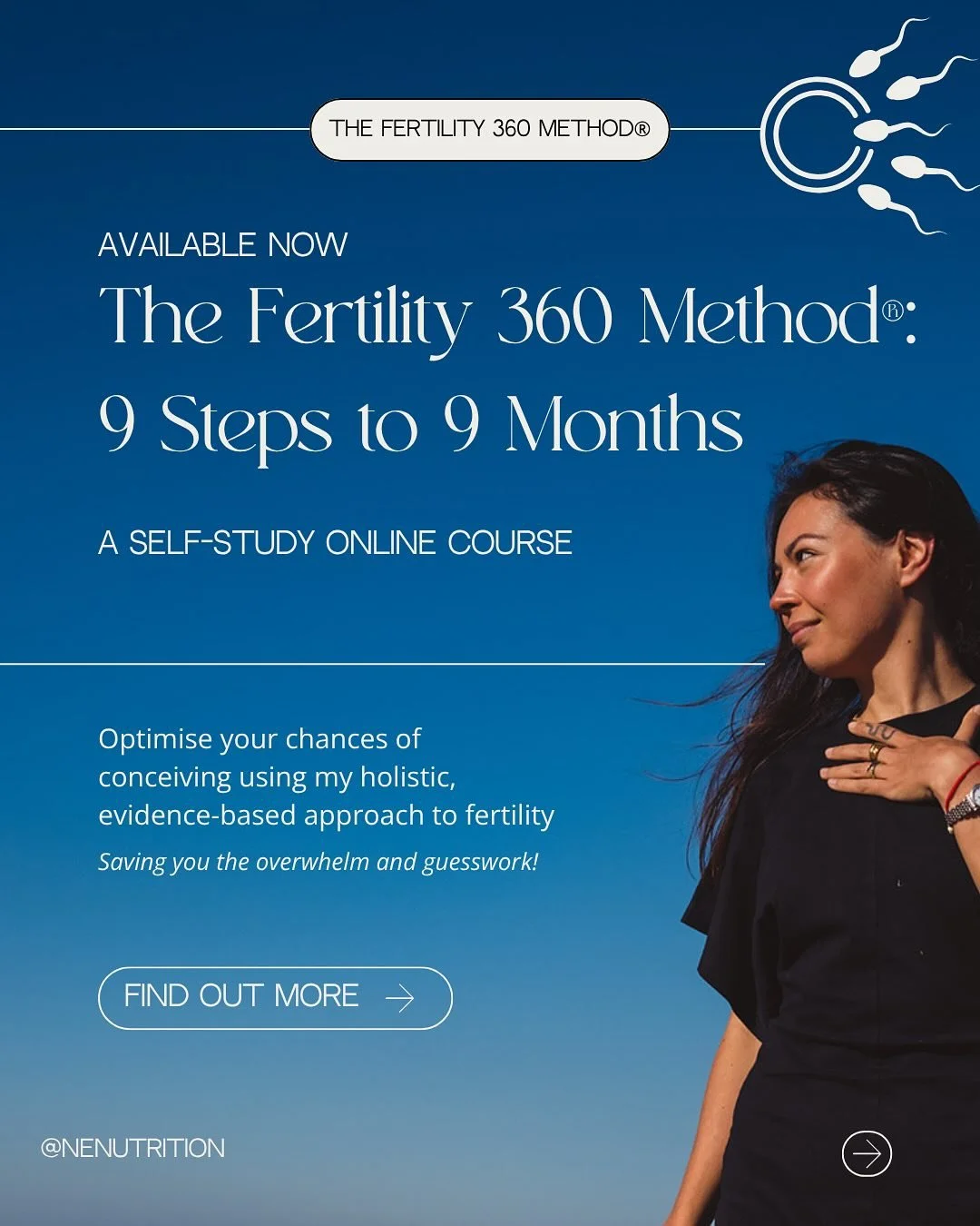 ✨ The Fertility 360 Method&reg;: 9 Steps to 9 Months is now open for enrolment! ✨

This time it&rsquo;s available as a self-study online course &mdash; so you can work through the content at your own pace, in your own time.

🫶🏽 Why did I create thi