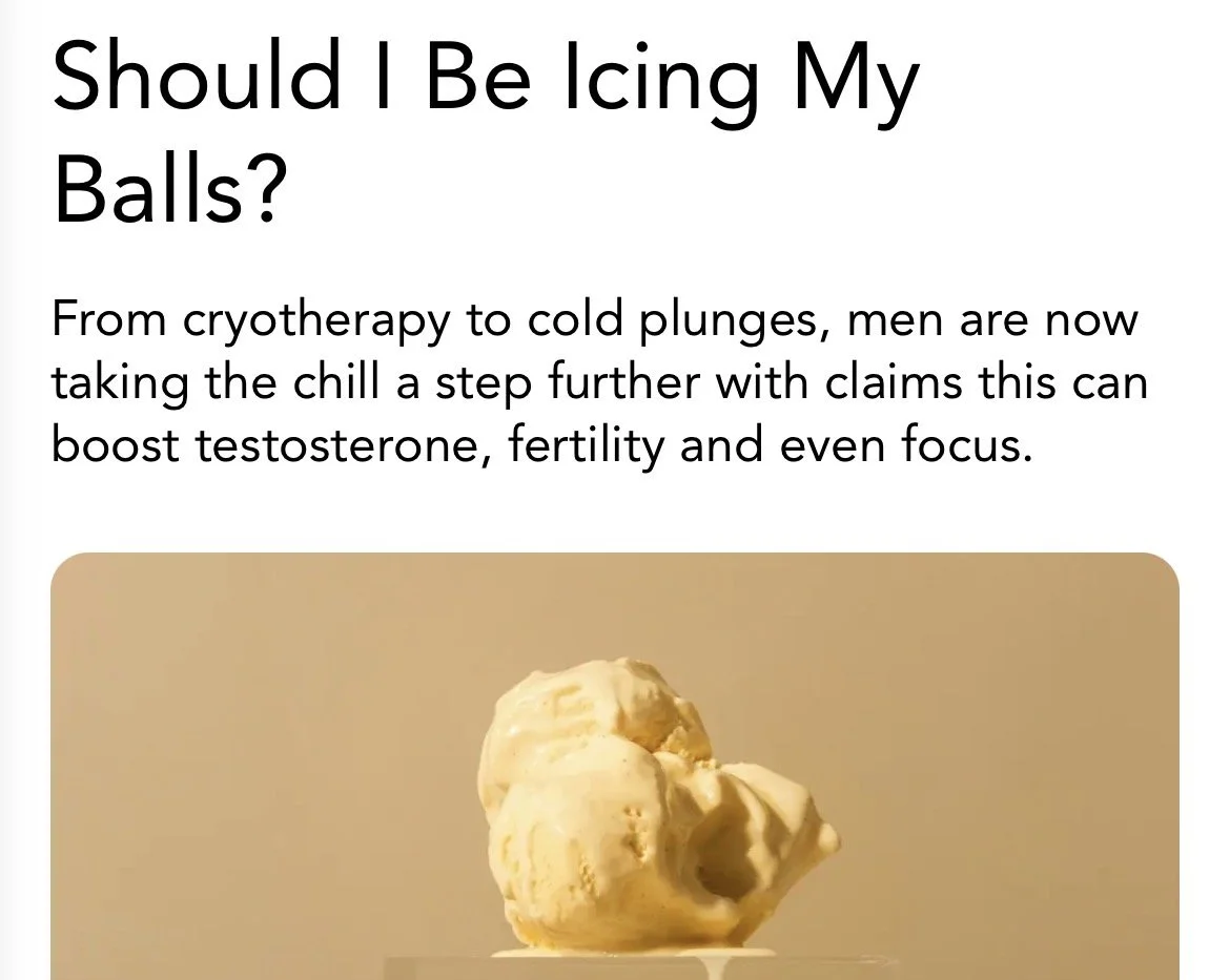 testicular heat healf fertility