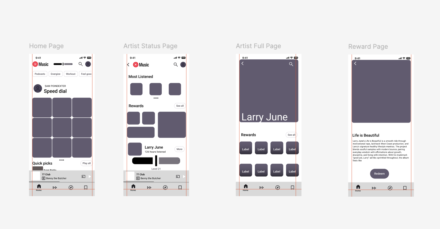Week 2 Figma Wireframes