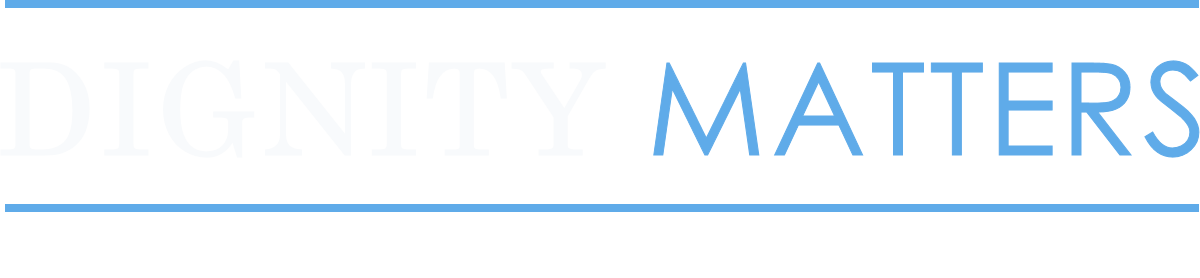 Dignity Matters newsletter header from Dignity South Africa, November 2025.