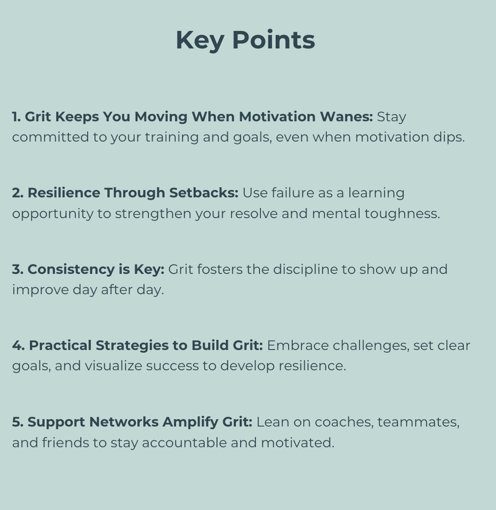 Grit in Sports: Building Mental Strength to Overcome Setbacks and ...