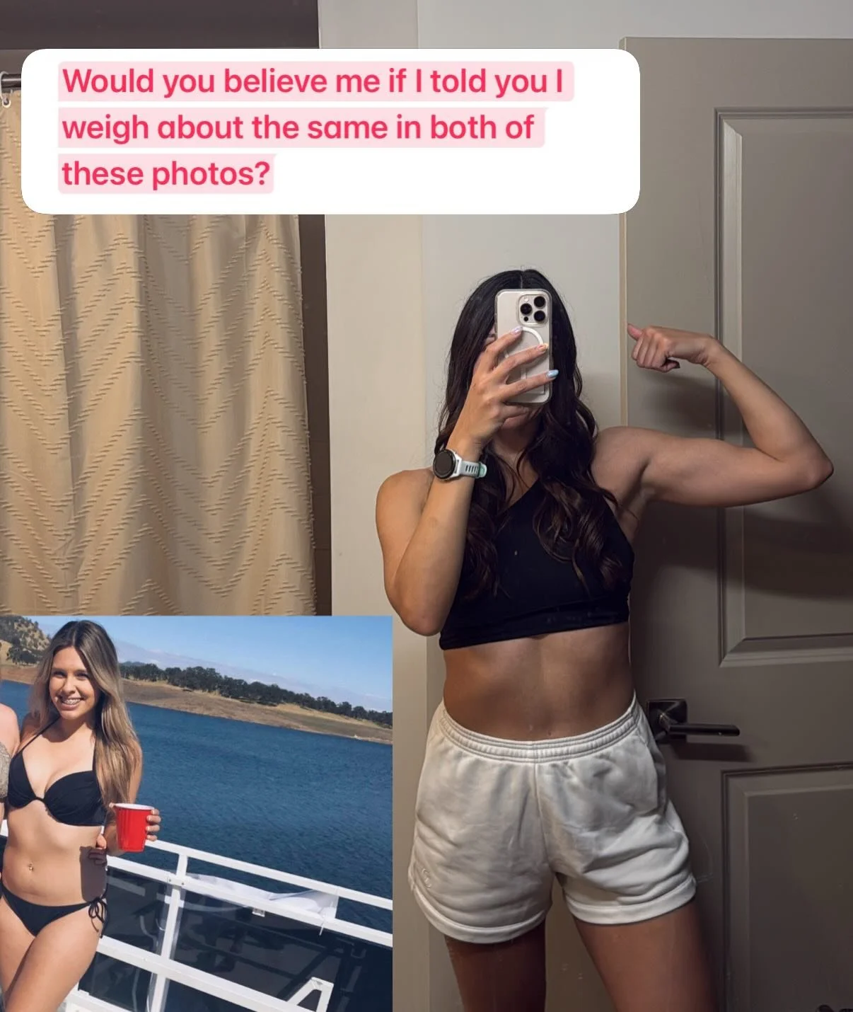 Bodies look different at the same weight on different people, but what about the same weight on yourself?

I weigh about the same as I did in college, yet my body looks very different!

Changed my habits, changed my body!

If you&rsquo;ve been stuck 