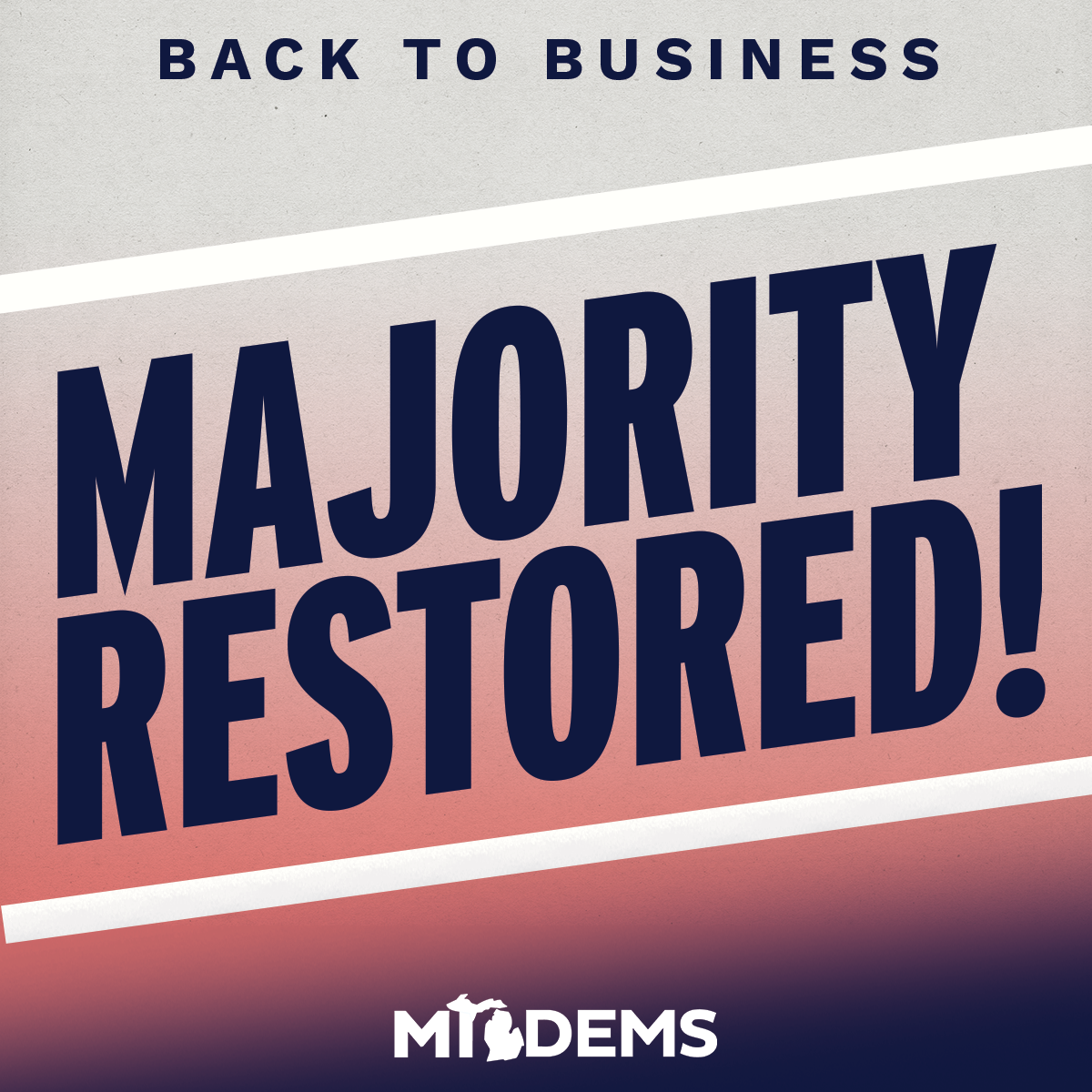 Social media graphics for the Michigan House Special Primary. Sarah DeMercurio is a creative director focused on progressive issues and is based in Metro Detroit, Michigan.