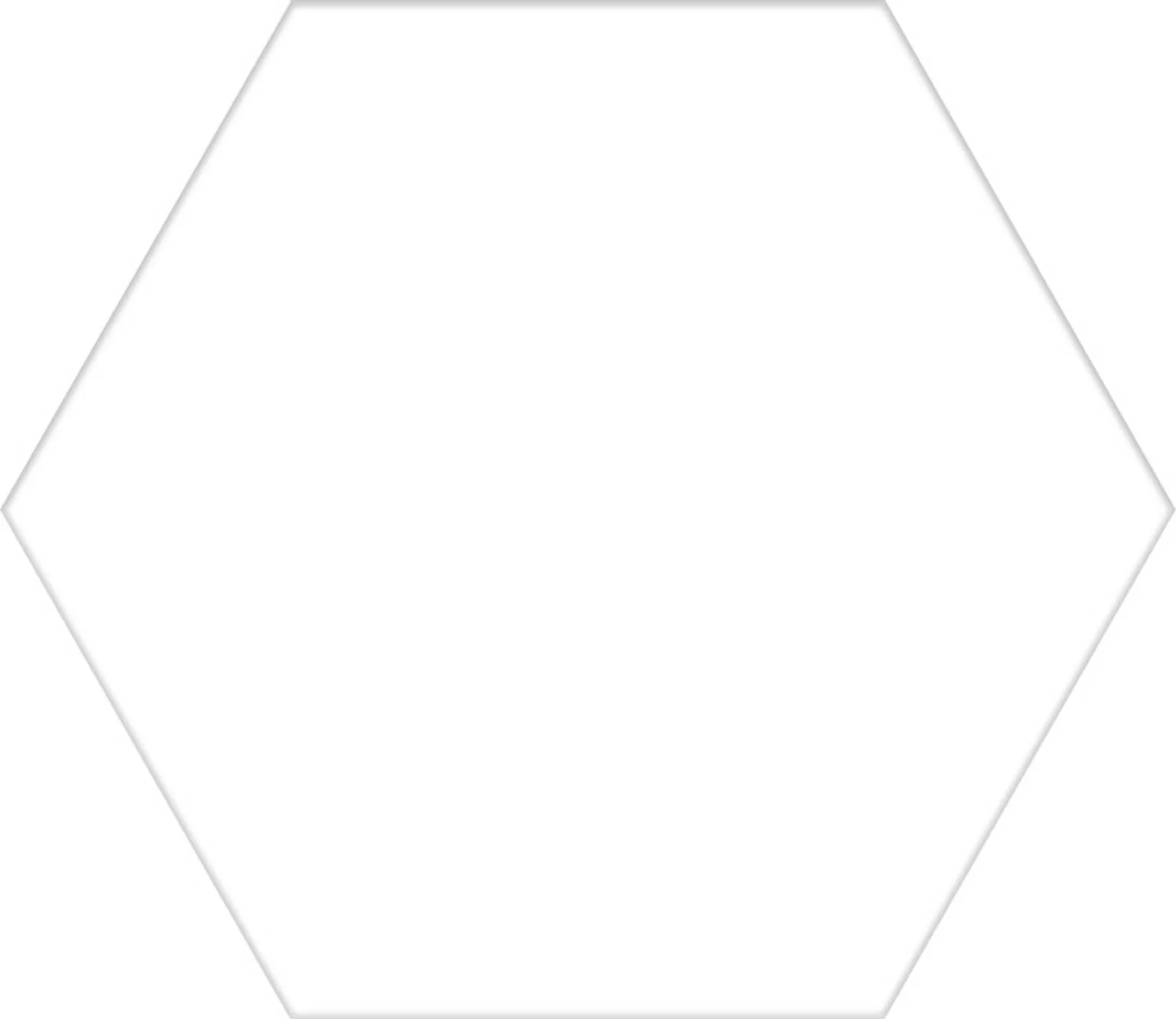 White Hexagon