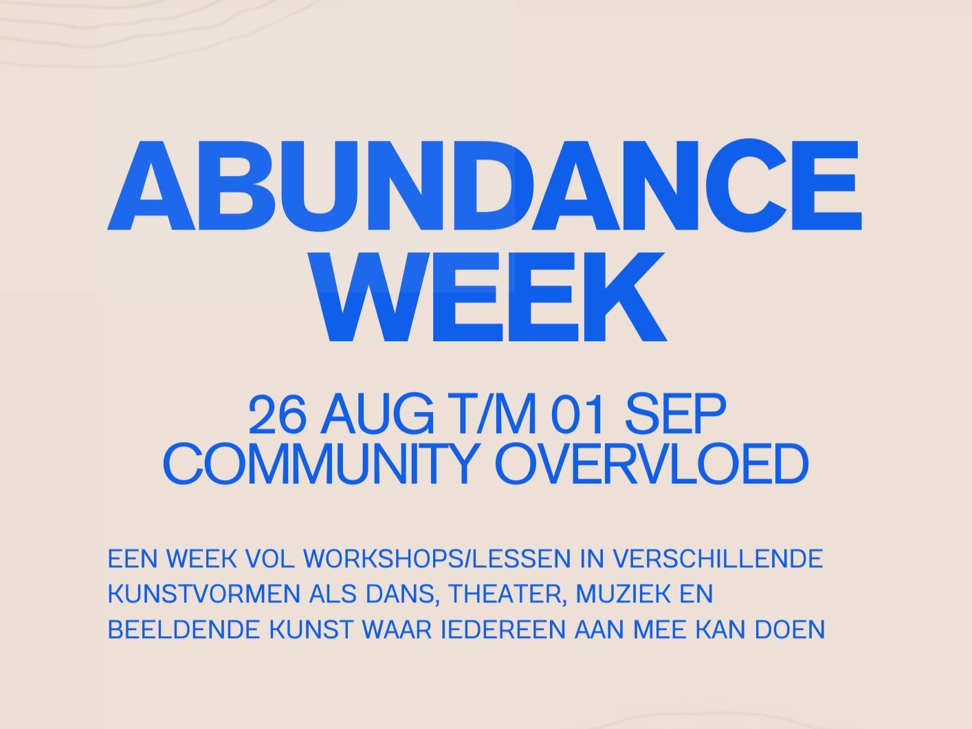 Abundance Week