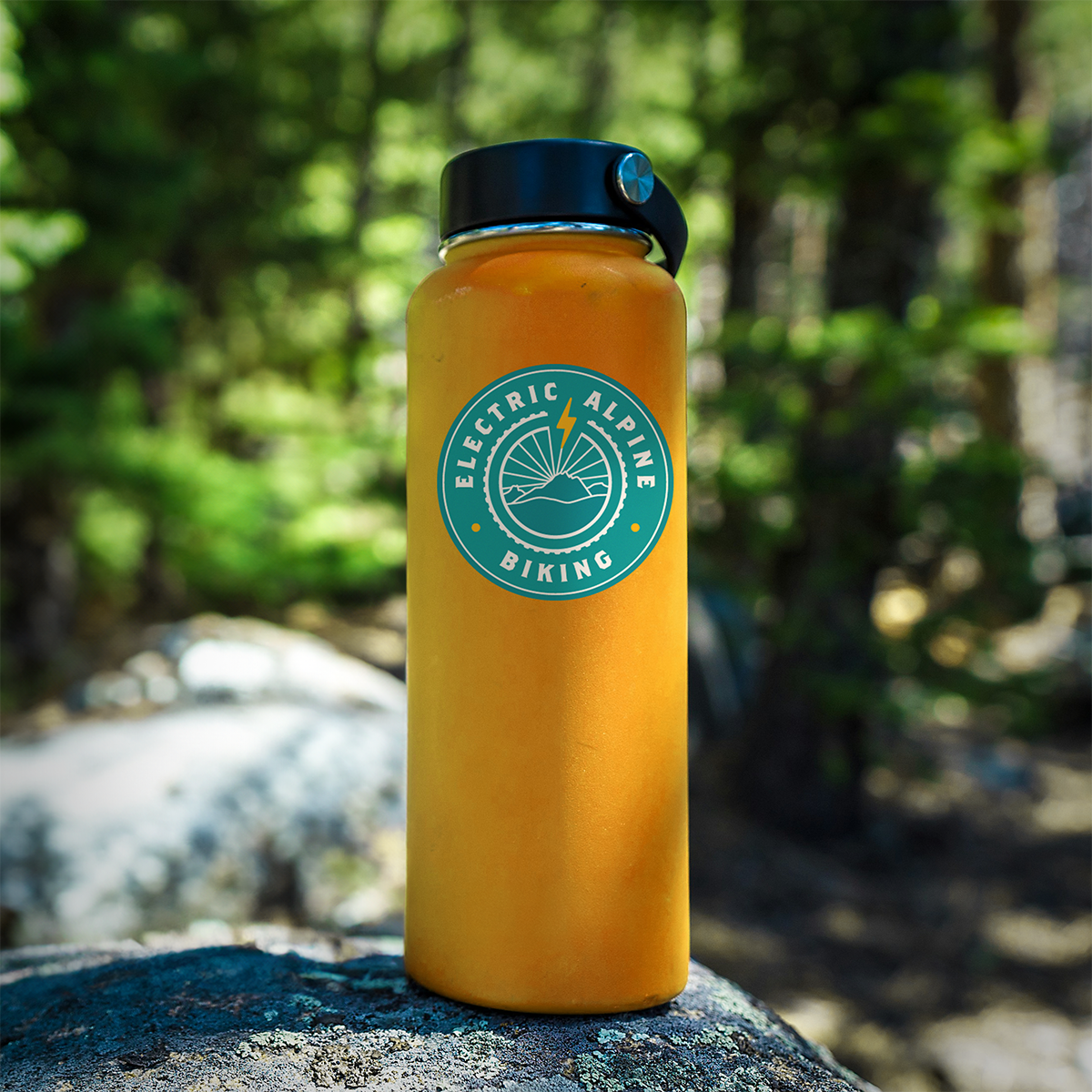 Electric Alpine Biking Branding