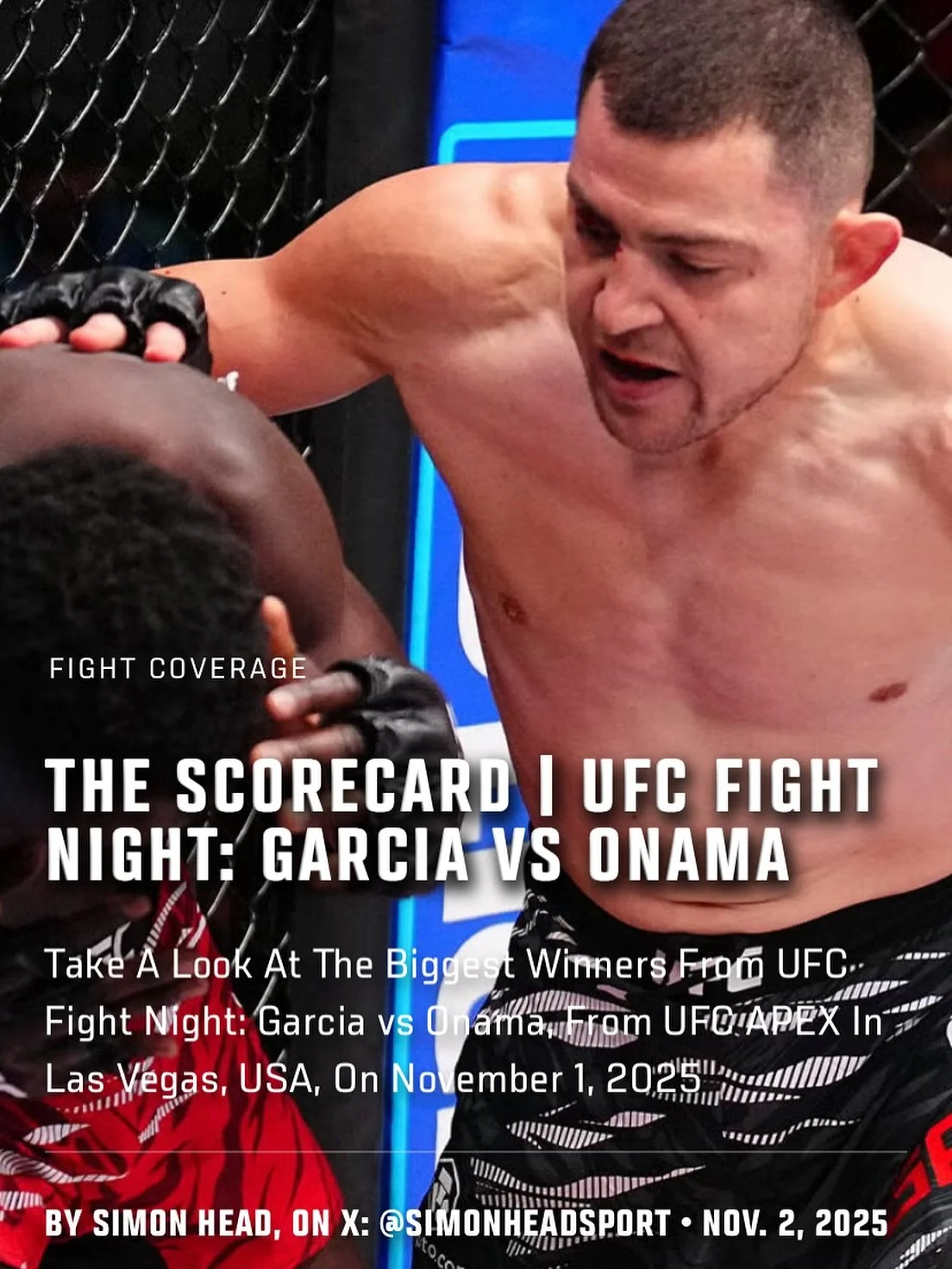 In my regular @UFCNews feature &ldquo;The Scorecard&rdquo;, I take a look at the biggest winners from #UFCVegas110. Check it out at UFC.com