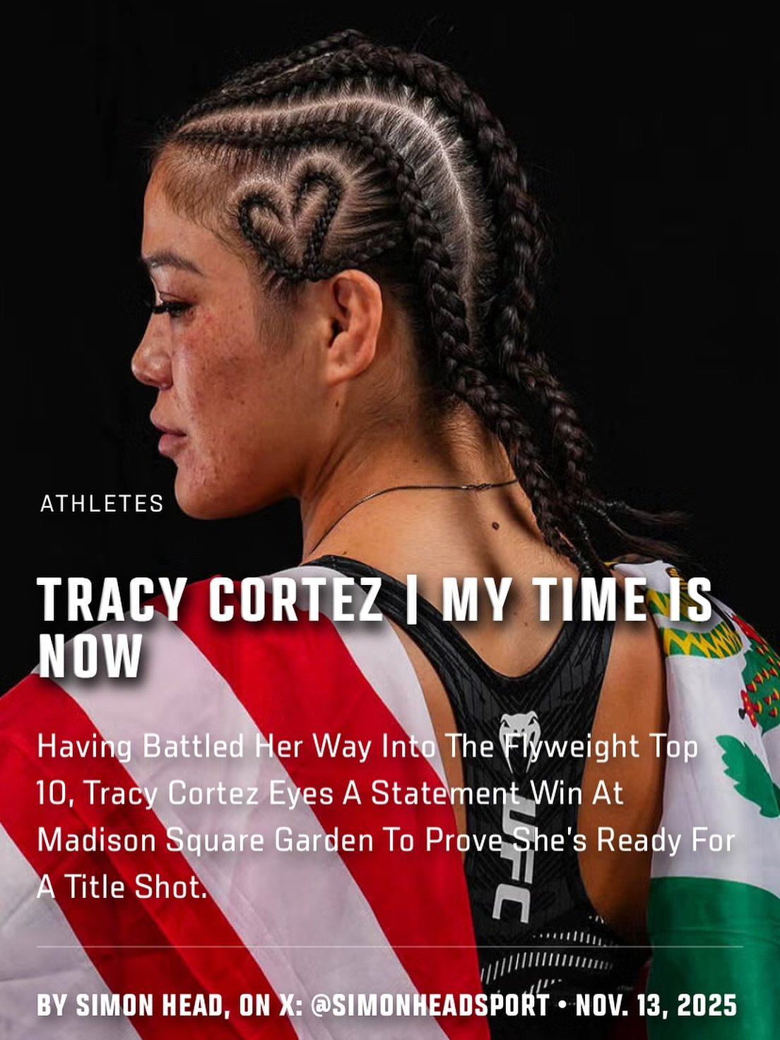 Having battled her way into the flyweight top 10, Tracy Cortez (@cortezmma) eyes a statement win at #UFC322 at Madison Square Garden to prove she&rsquo;s ready for a title shot. Check out my @UFCNews feature on Tracy at UFC.com. #UFC #MMA