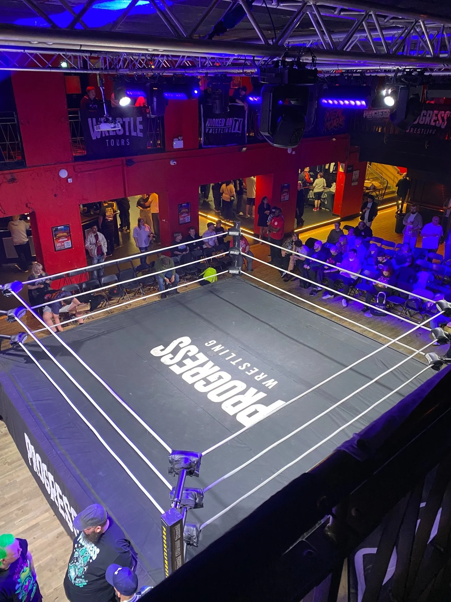 Beer purchased. Vantage point sorted. All set for two days of graps at @progresswrestling Super Strong Style 2026.  #SSS16.