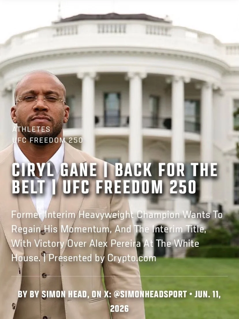 Ciryl Gane had to go back to the drawing board, but the big Frenchman is ready to resume his quest to capture the undisputed heavyweight title.

Check out my @UFCNews pre-fight feature on Gane ahead of #UFCFreedom250 at UFC.com.