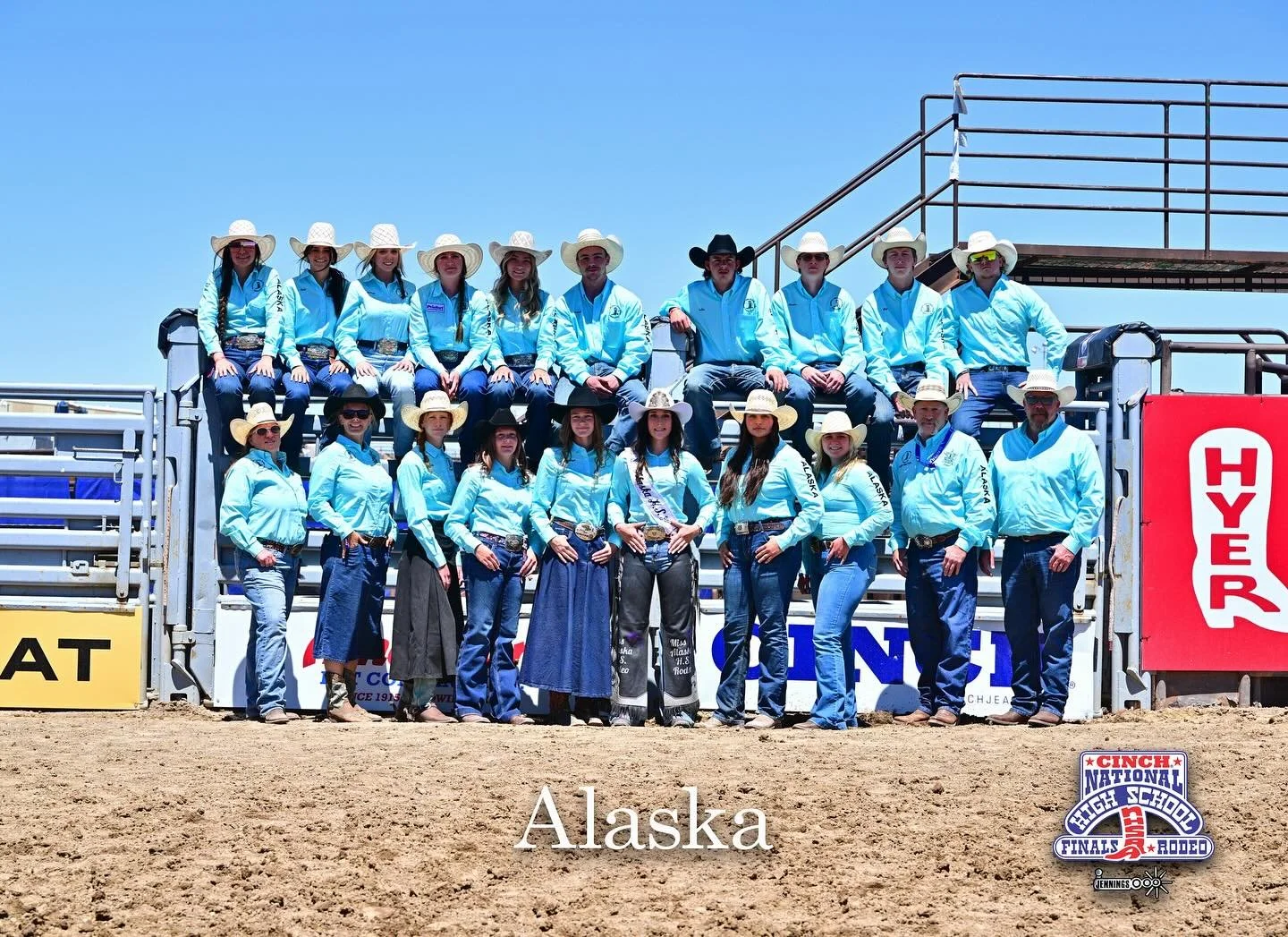 Team Alaska had a fantastic week at the 2025 National High School Finals Rodeo in Rock Springs, Wyoming. Thank you to @nhsra for all of the work you put in to make such positive experiences for young athletes to make new friends, improve their skills