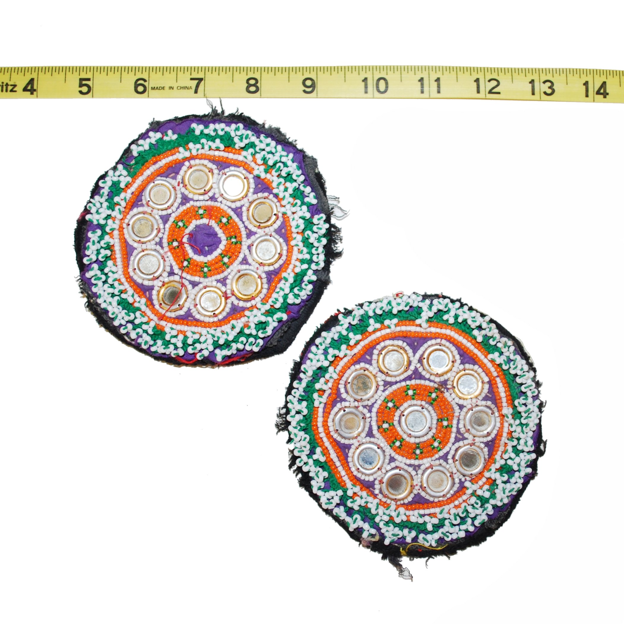 Kuchi Tribal Beaded Medallions