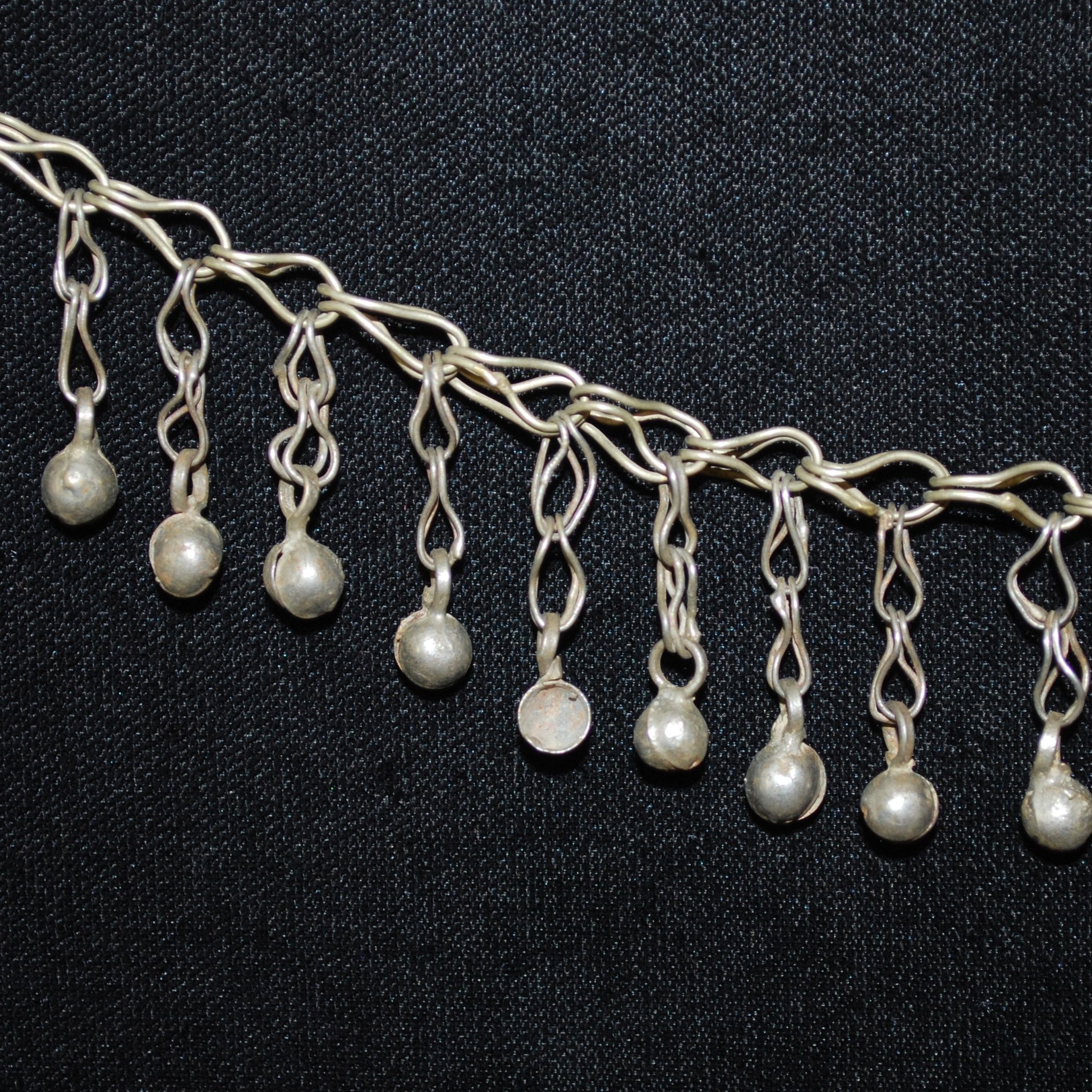 Kuchi Chain Fringe Vintage - Three Pieces - Tribal Chain Fringe for  Belly Dance