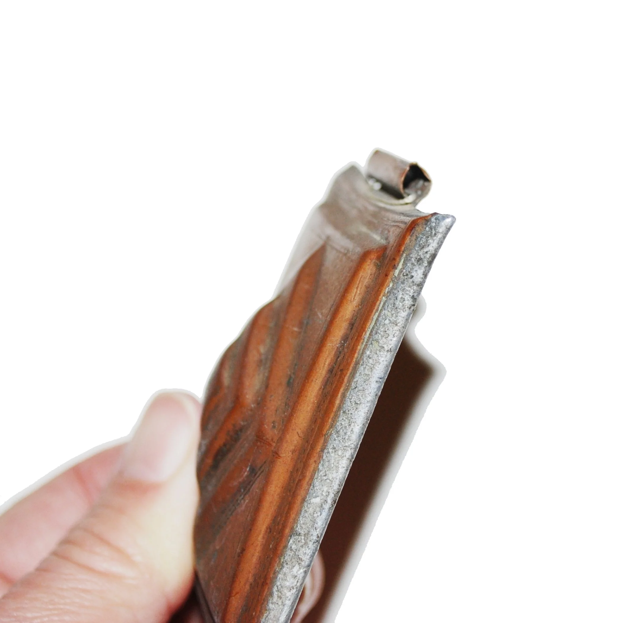 Moroccan Tuareg Tcherot Pendant - Vintage Shiraut Amulet Box - Copper