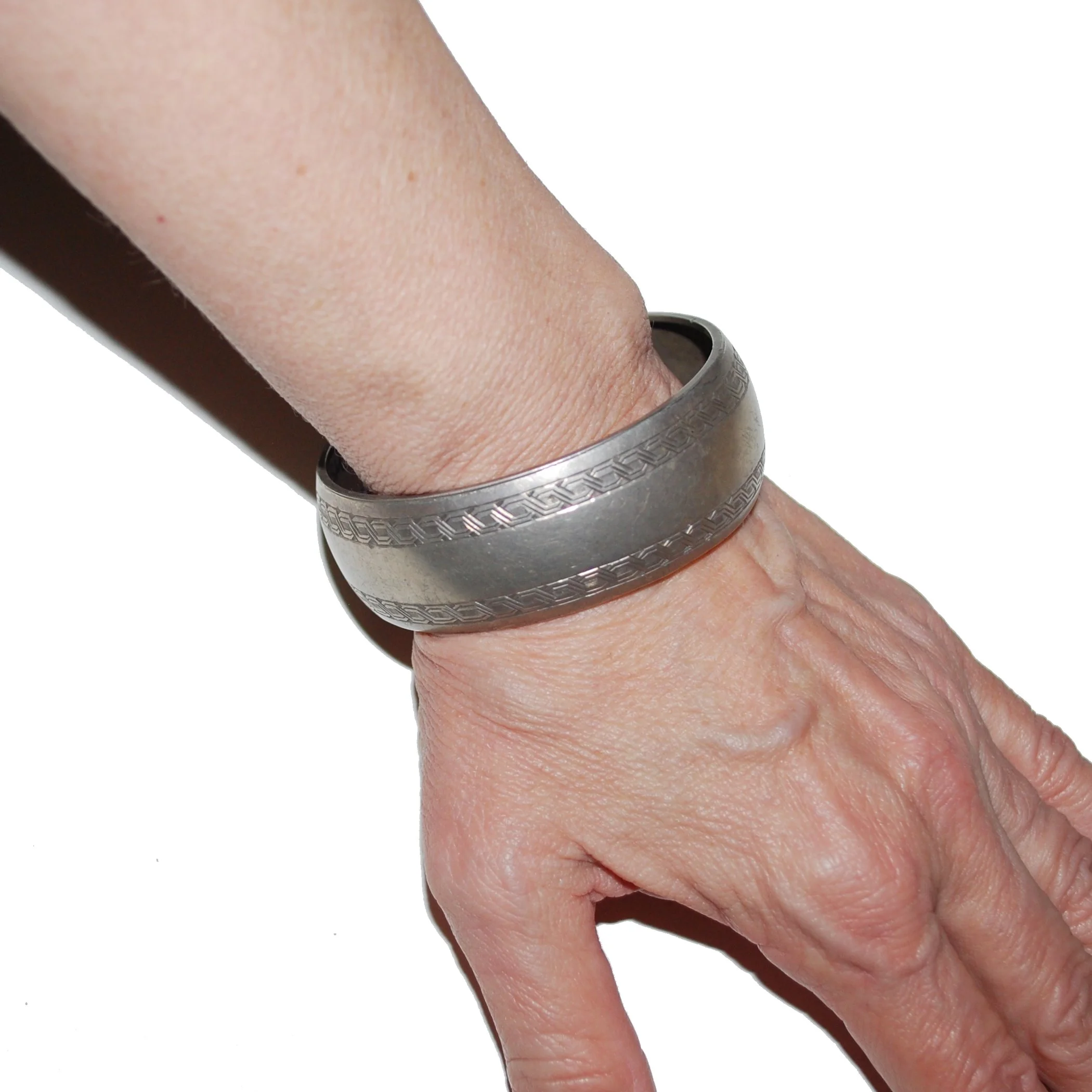 Moroccan Bangle Bracelet - Vintage Tribal Bangle - Belly Dance North Africa