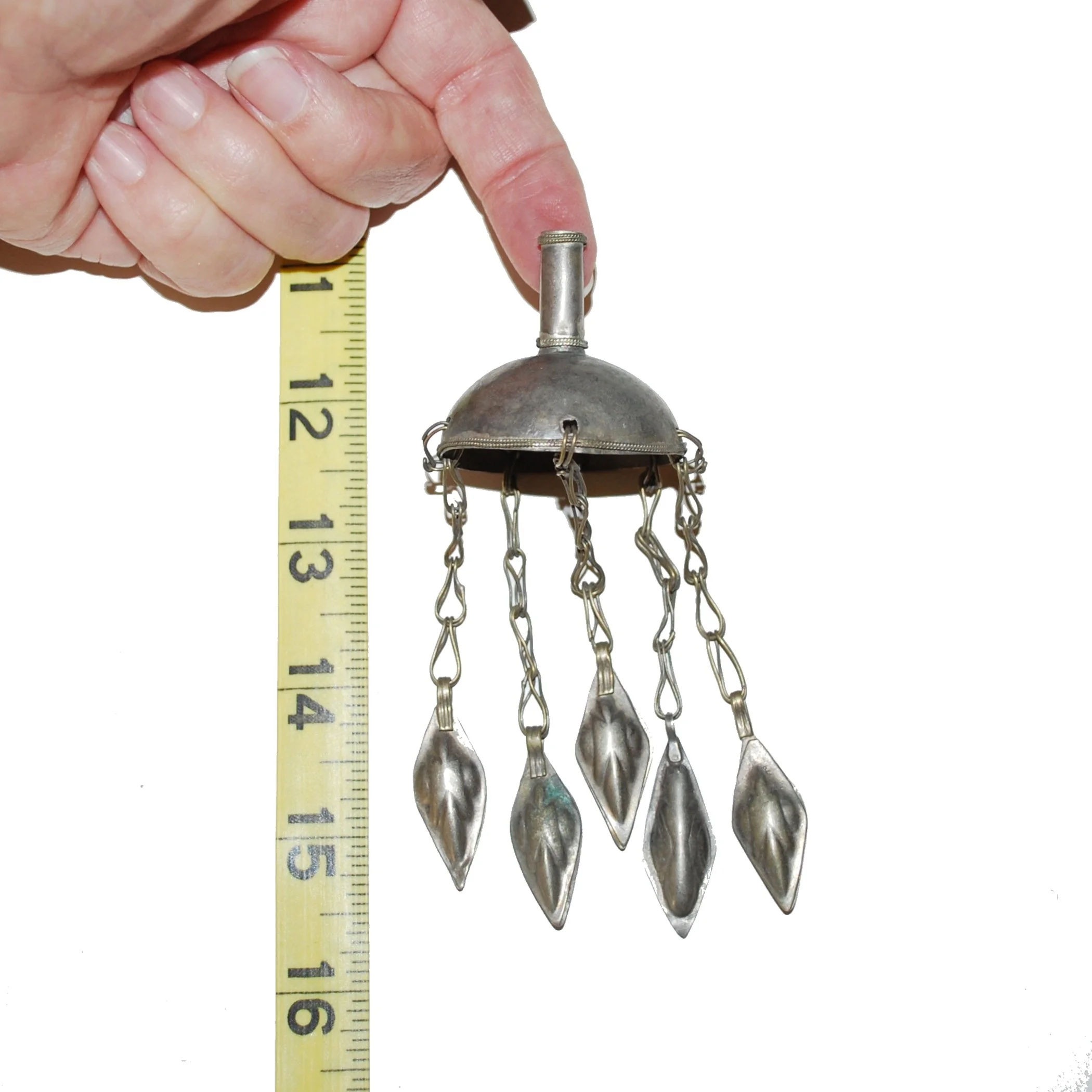 Vintage Tassel Top - SINGLE Tassel Cap - Belly Dance DIY Kuchi Topper for Tassel