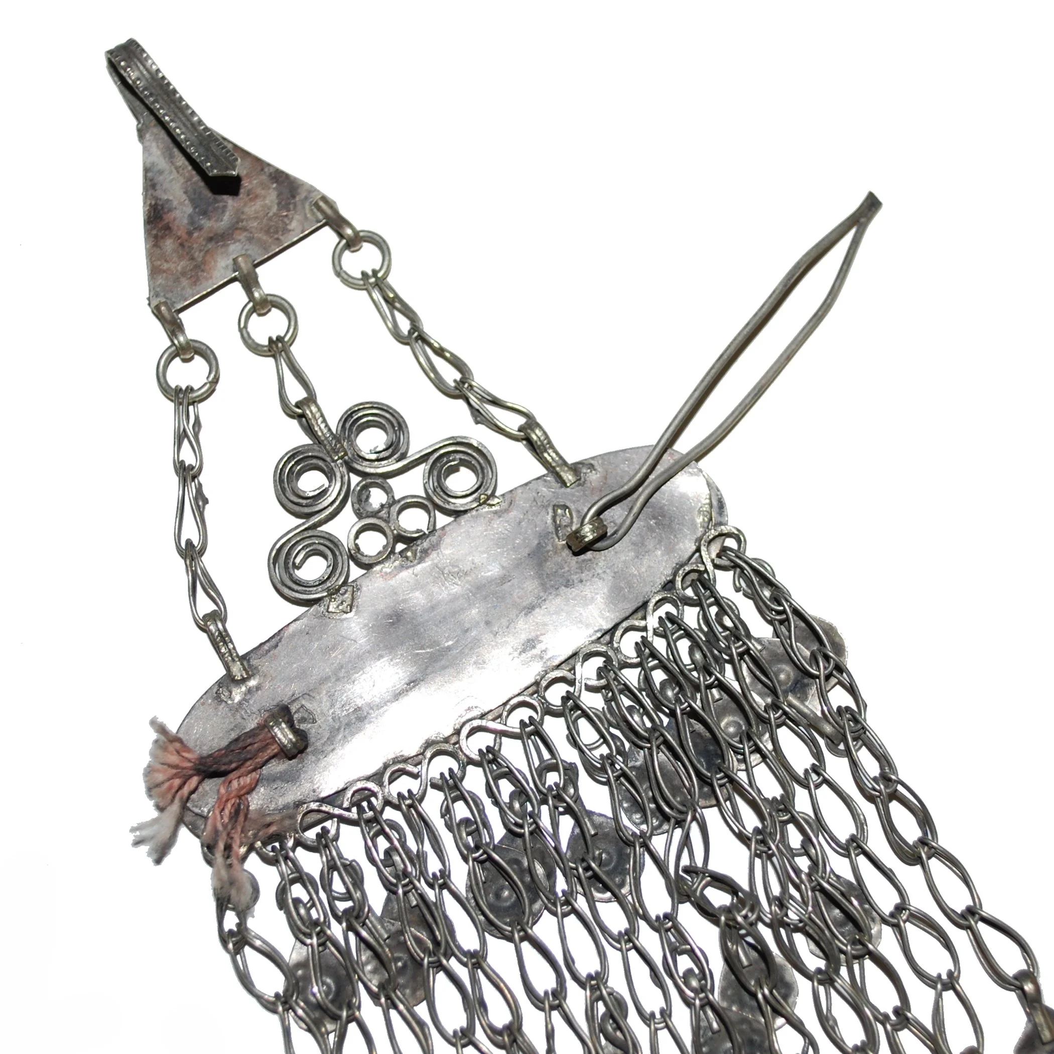 Vintage Kuchi Tribal Hair Clip Pendant