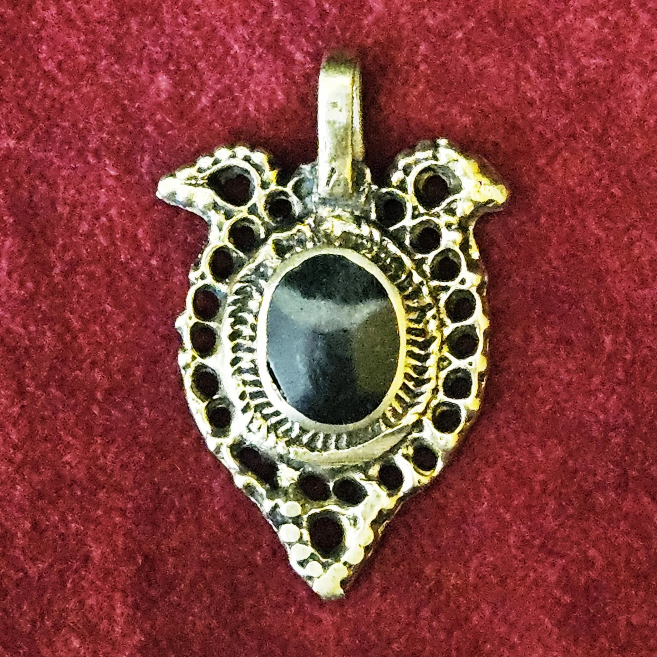 New Waziri Pendants - Small DIY Tribal Pendant - Belly Dance and Jewelry DIY - Black