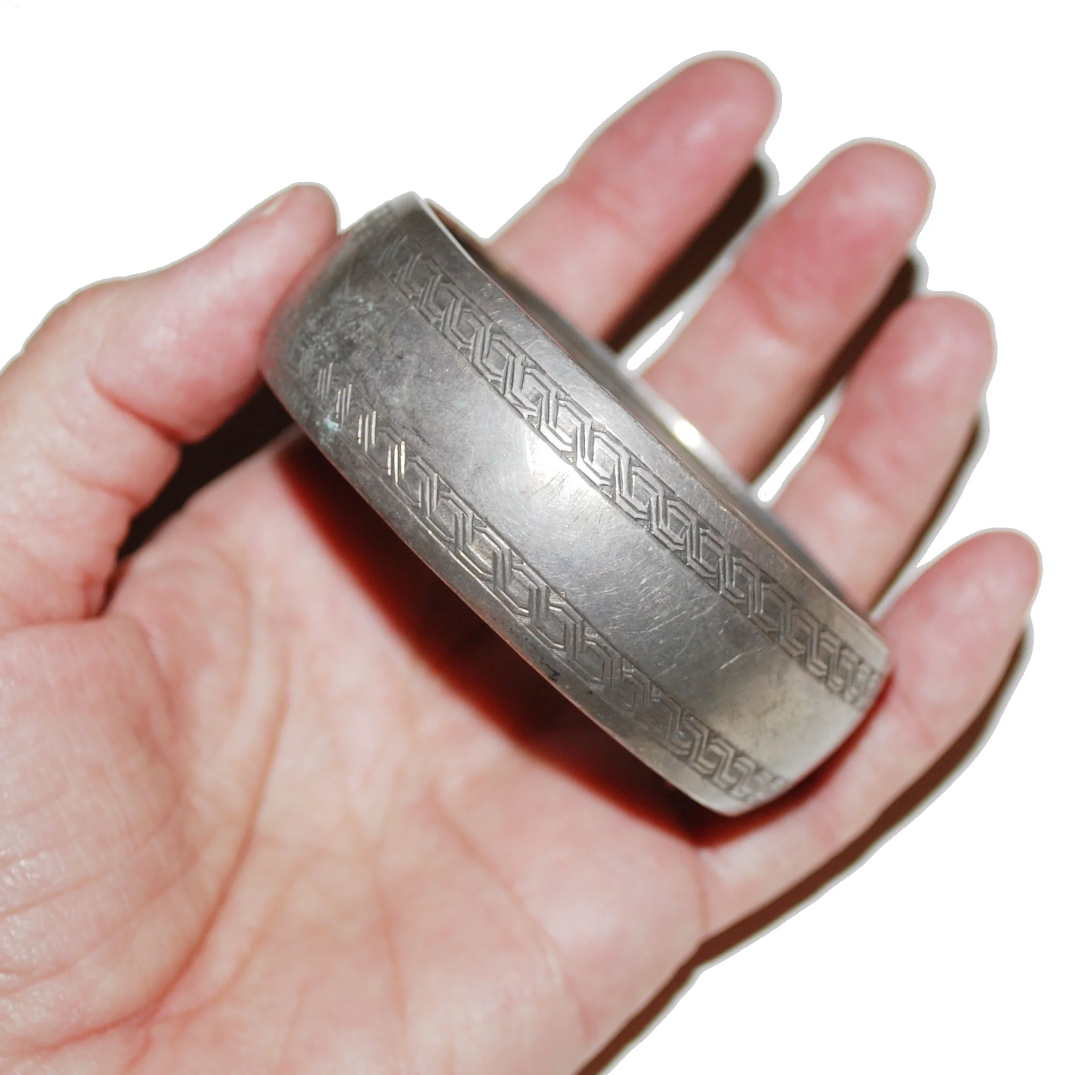 Moroccan Bangle Bracelet - Vintage Tribal Bangle - Belly Dance North Africa