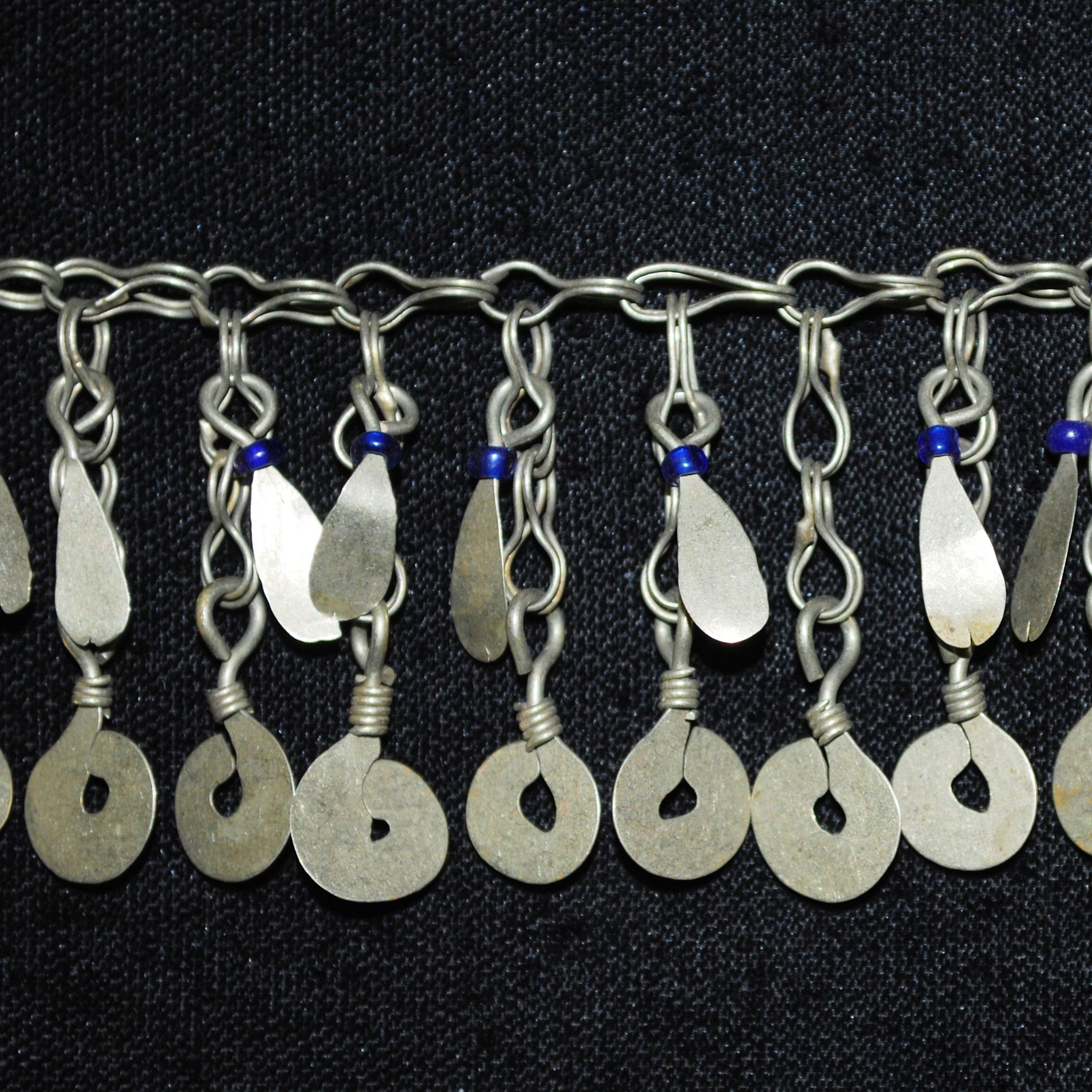 Kuchi Chain Fringe - Four Pieces Vintage Tribal Chain Fringe