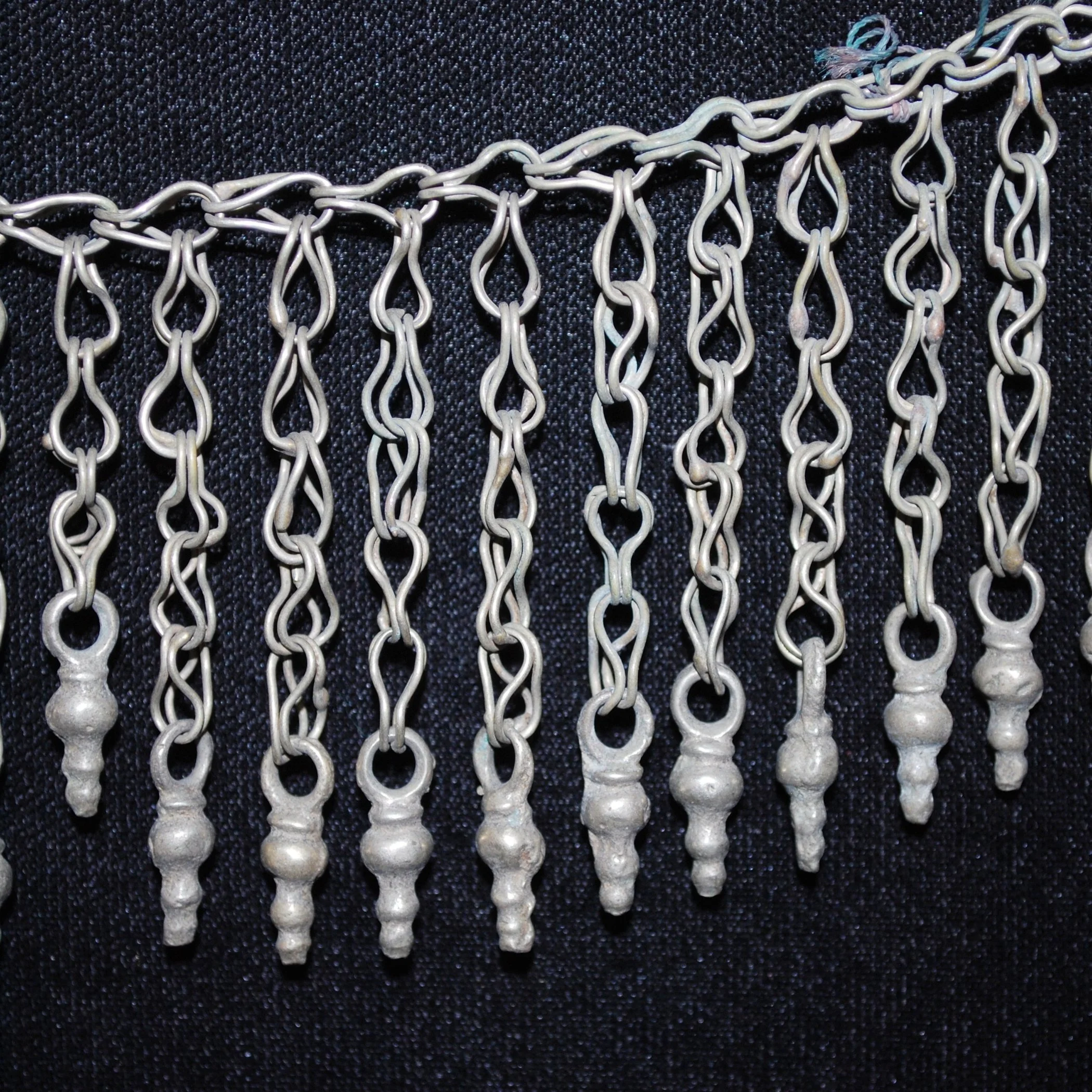 Vintage Tribal Chain Fringe with Solid Drops