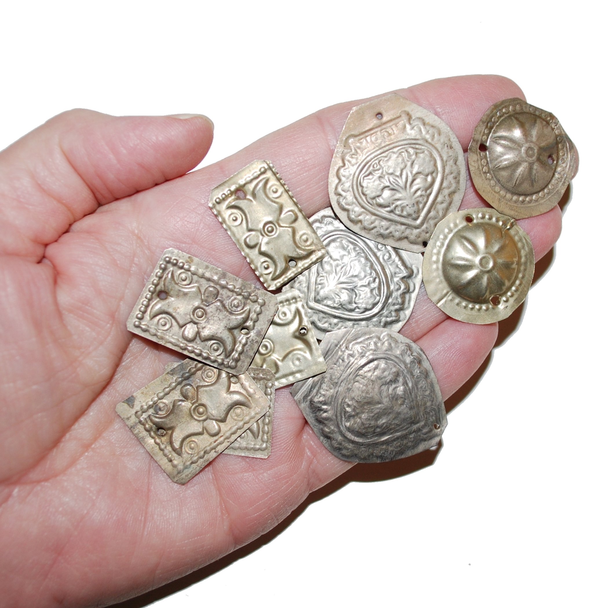 Sew-On Tribal Amulets - Decorative Tribal Costume Components